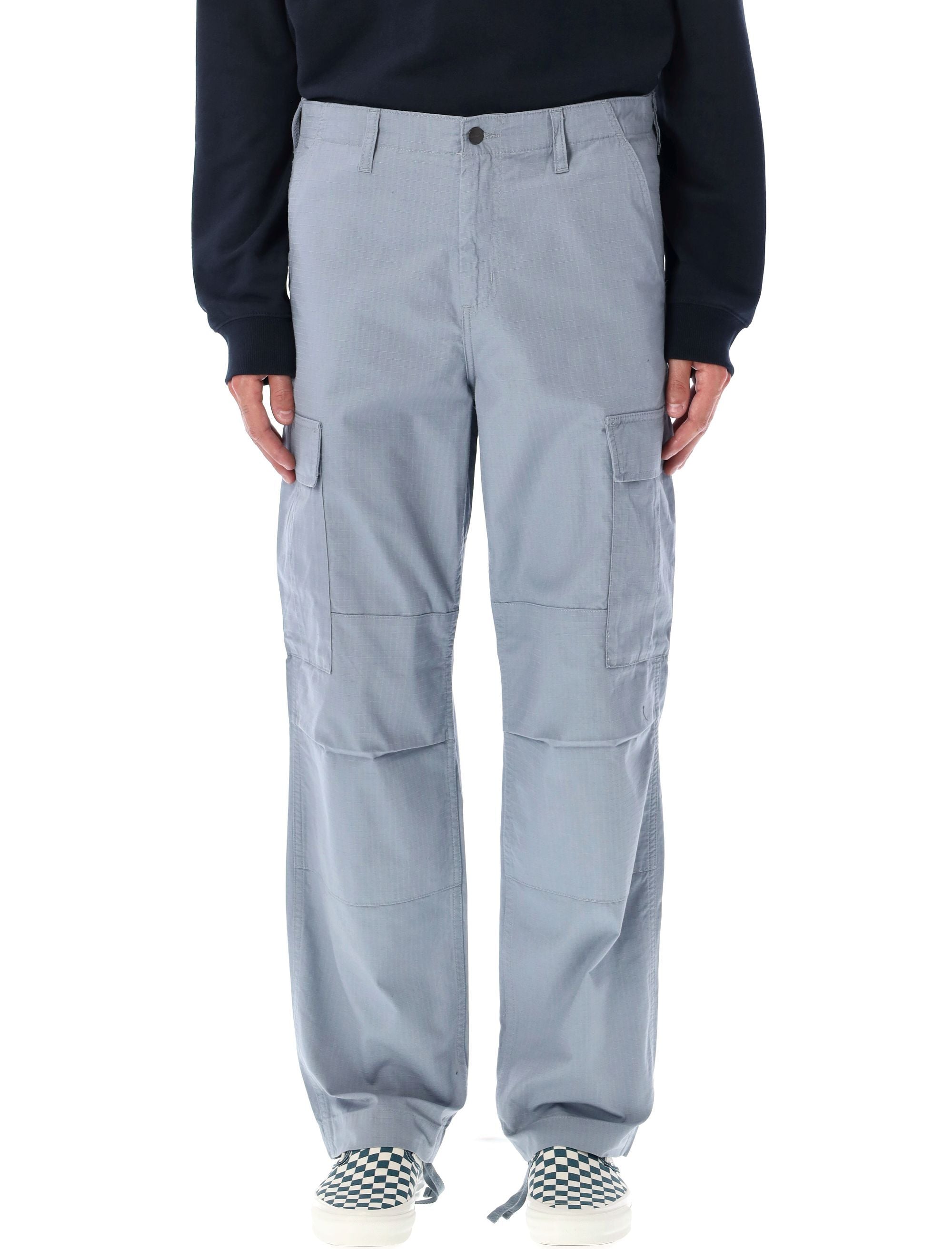 Regular Fit Ripstop Cargo Pants Mirror Cotton