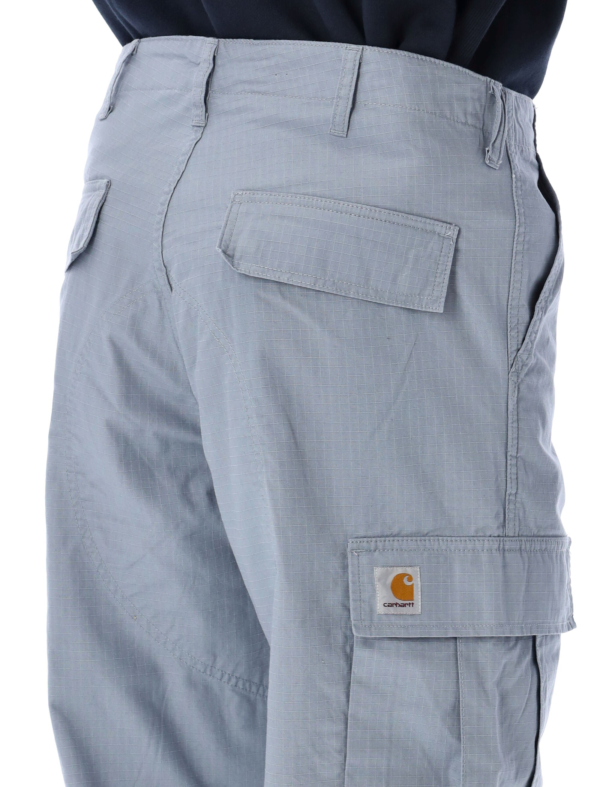 Regular Fit Ripstop Cargo Pants Mirror Cotton