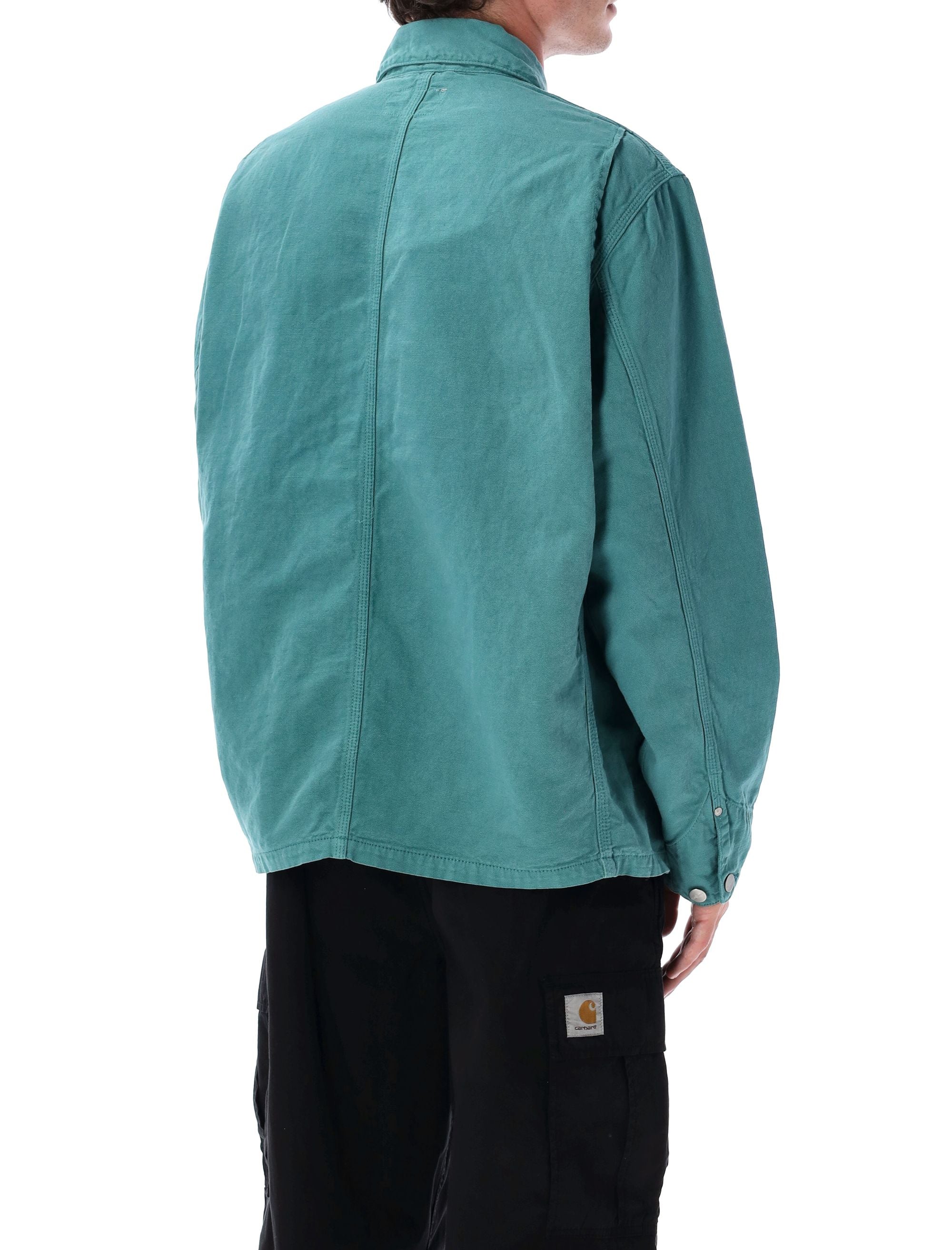 Walter Cotton-Linen Chore Coat Saguaro Jacket