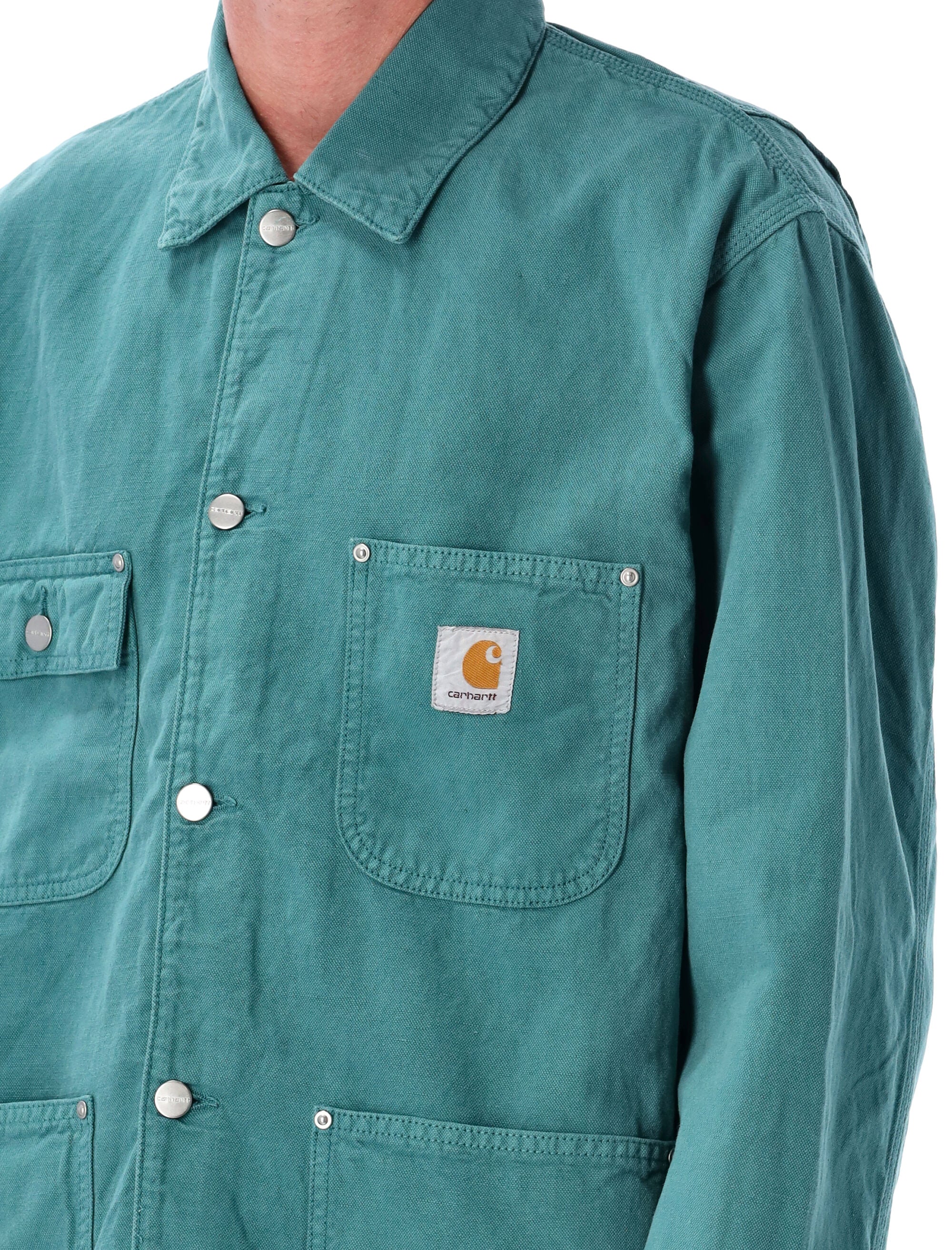 Walter Cotton-Linen Chore Coat Saguaro Jacket