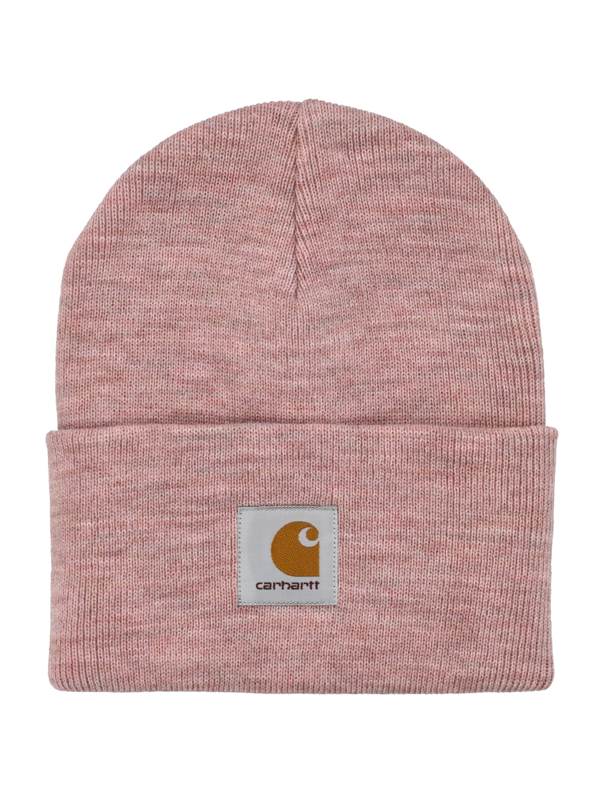 Logo patch beanie Glassy Pink Acrylic Hat