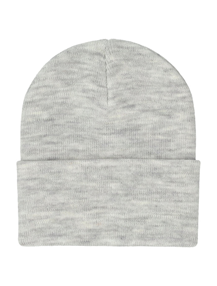 Logo patch beanie Ash Heather Acrylic Hat
