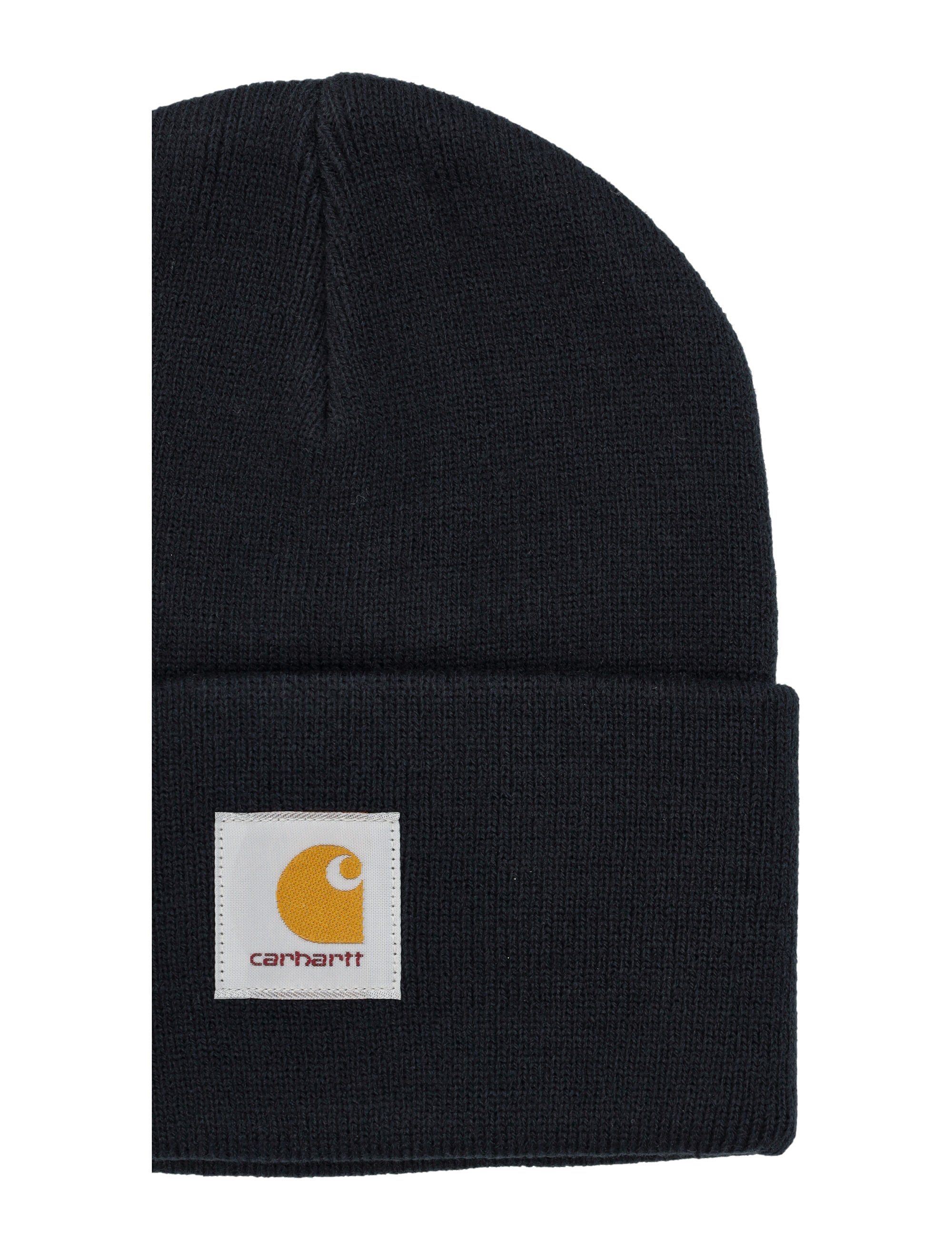 Carhartt WIP Logo Patch Beanie Dark Navy Acrylic Hat