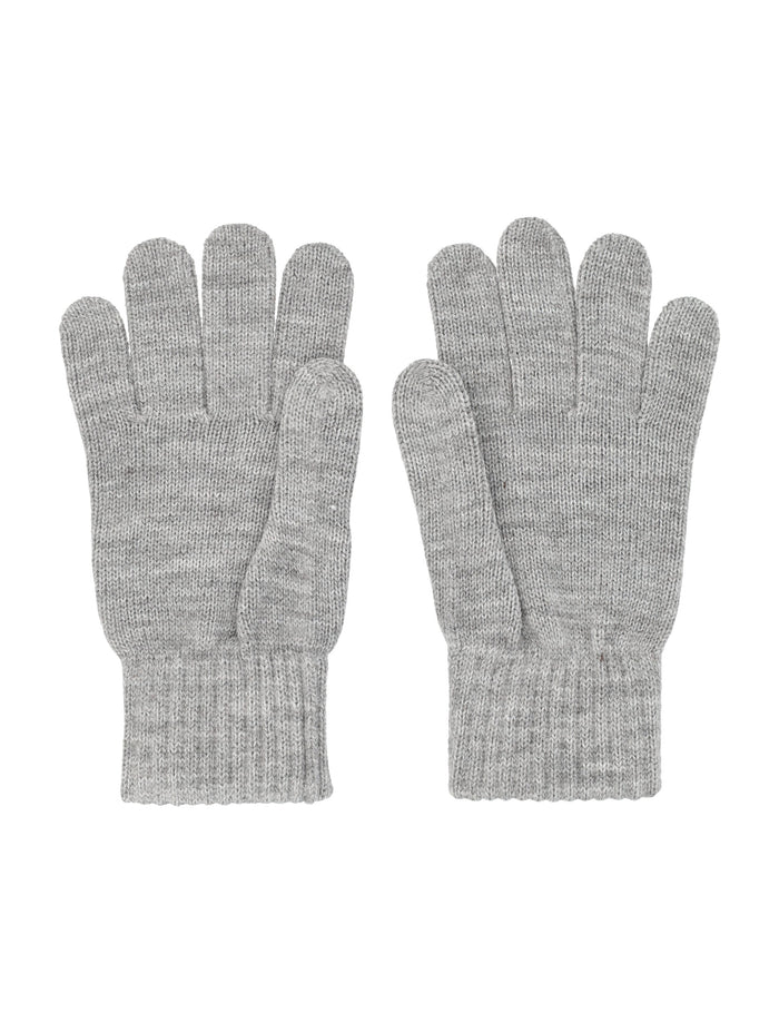 Carhartt WIP Watch gloves with ribbed cuffs Grey Heather Acrylic