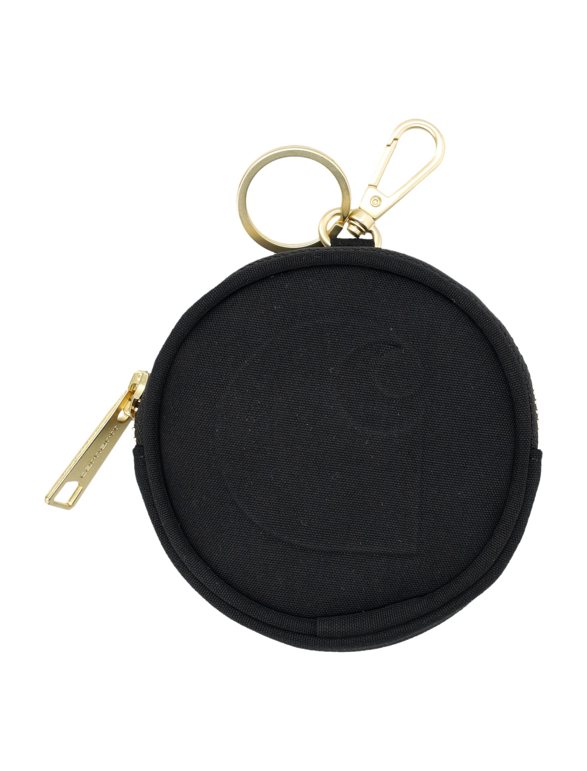 Carhartt WIP Clarton nylon zip wallet Black