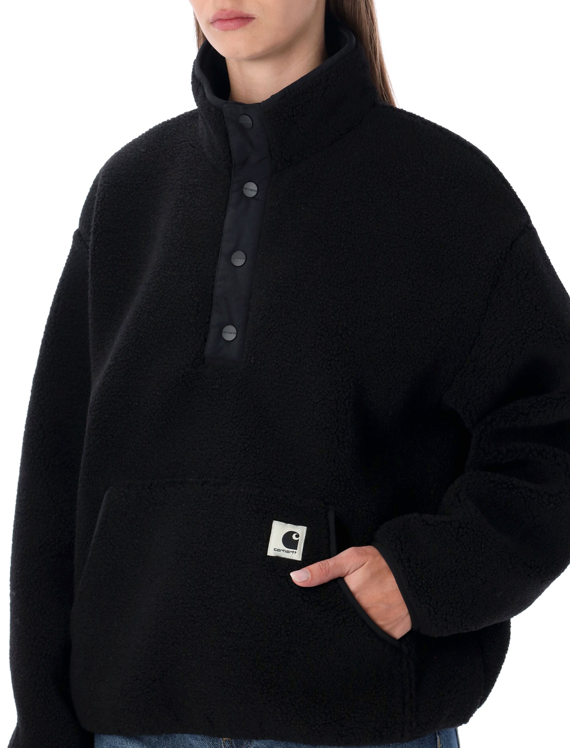Carhartt WIP Elliot high neck liner jacket Black Polyester Fleeces