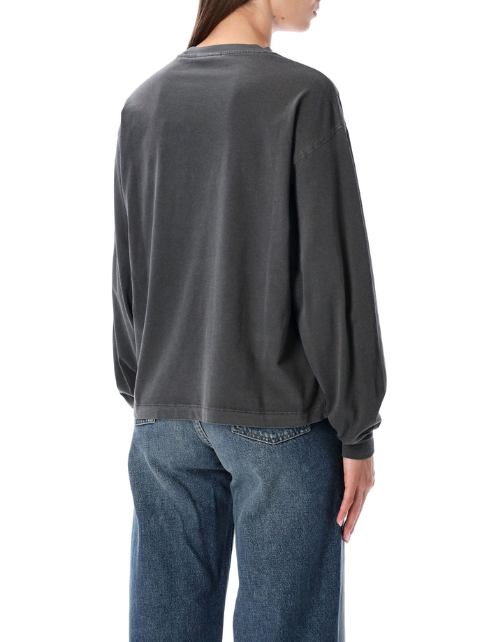 Carhartt Nelson Long-Sleeve Grey T-shirt Black Tshirt