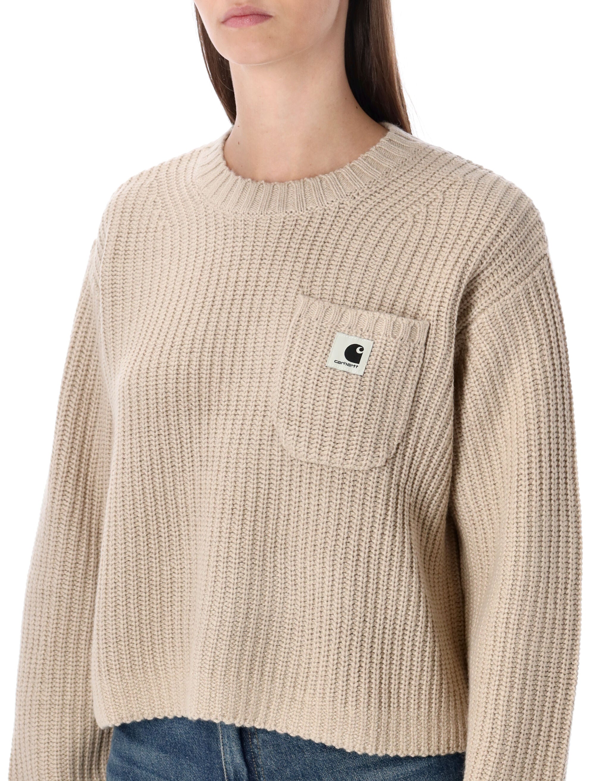 Carhartt WIP Mira wool-blend sweater Fleur De Sal Acrylic