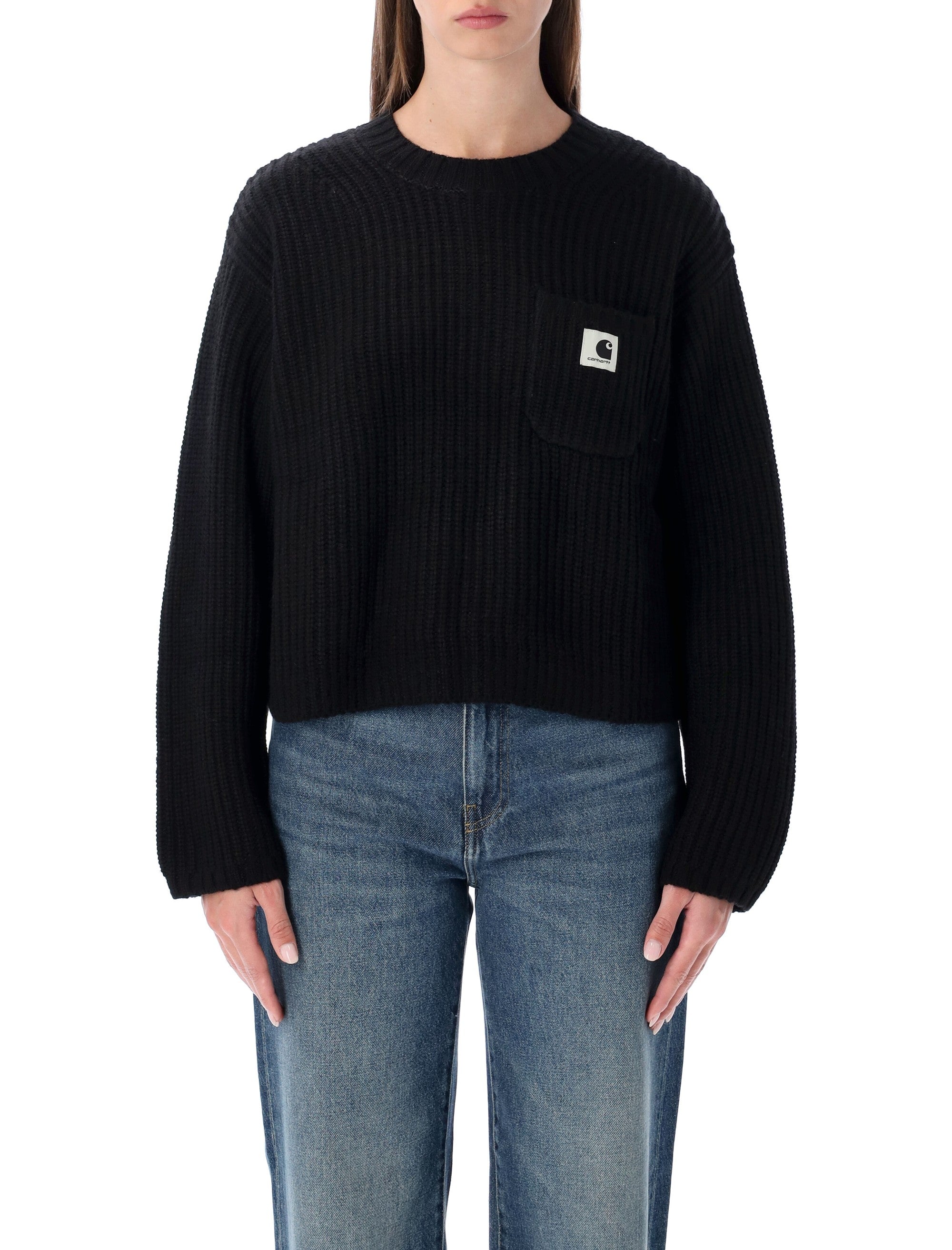 Carhartt WIP Mira wool-blend sweater Black Acrylic