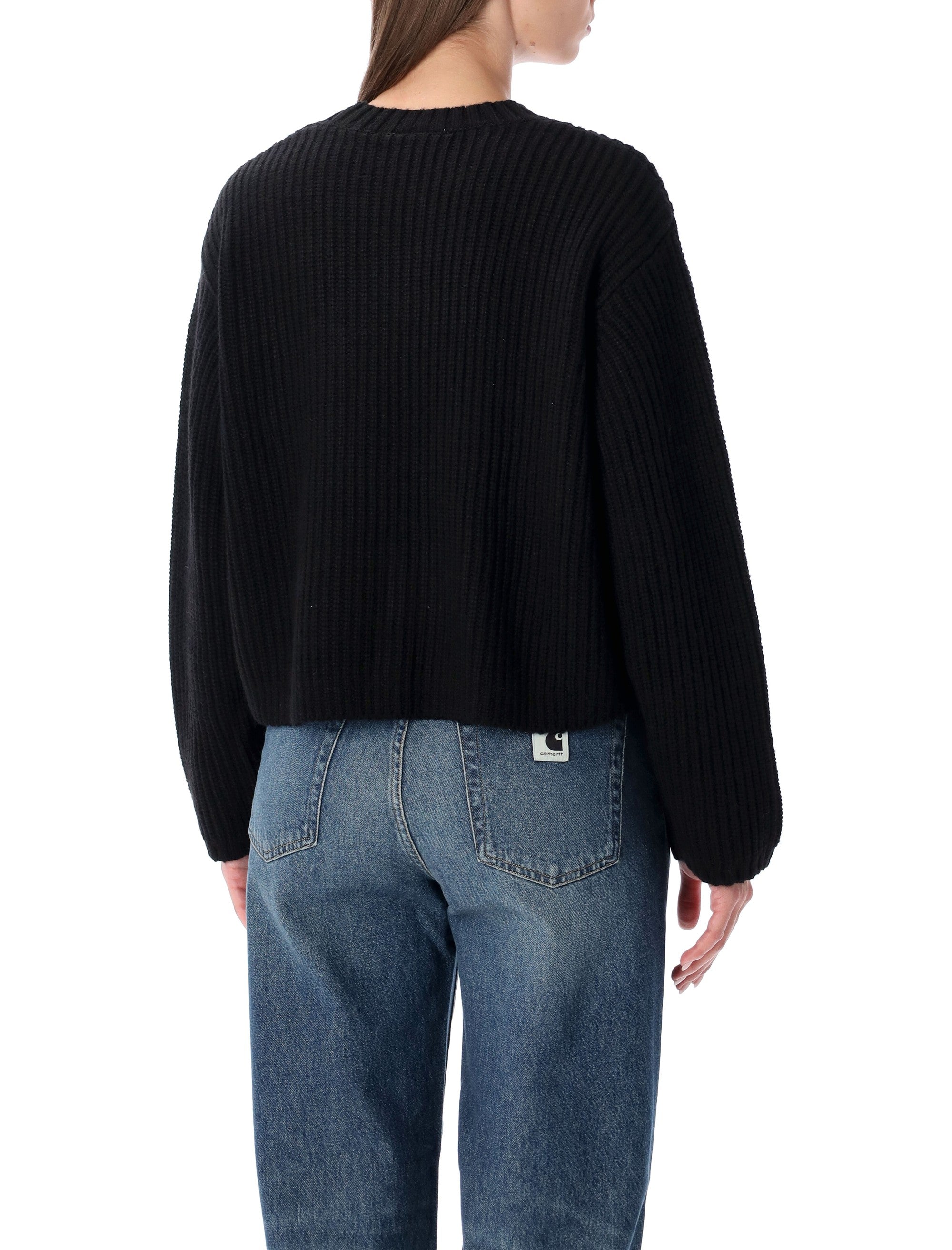 Carhartt WIP Mira wool-blend sweater Black Acrylic