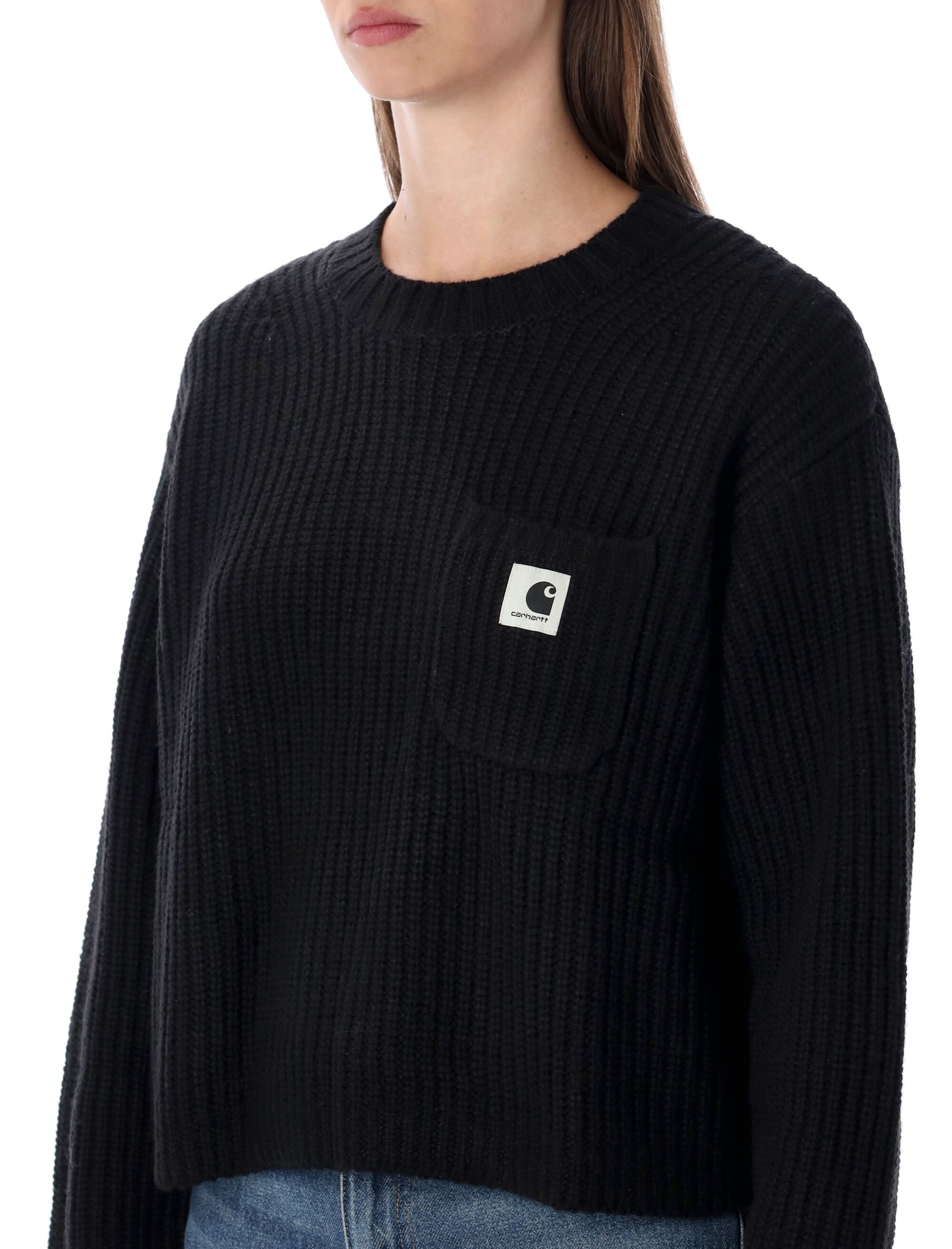 Carhartt WIP Mira wool-blend sweater Black Acrylic