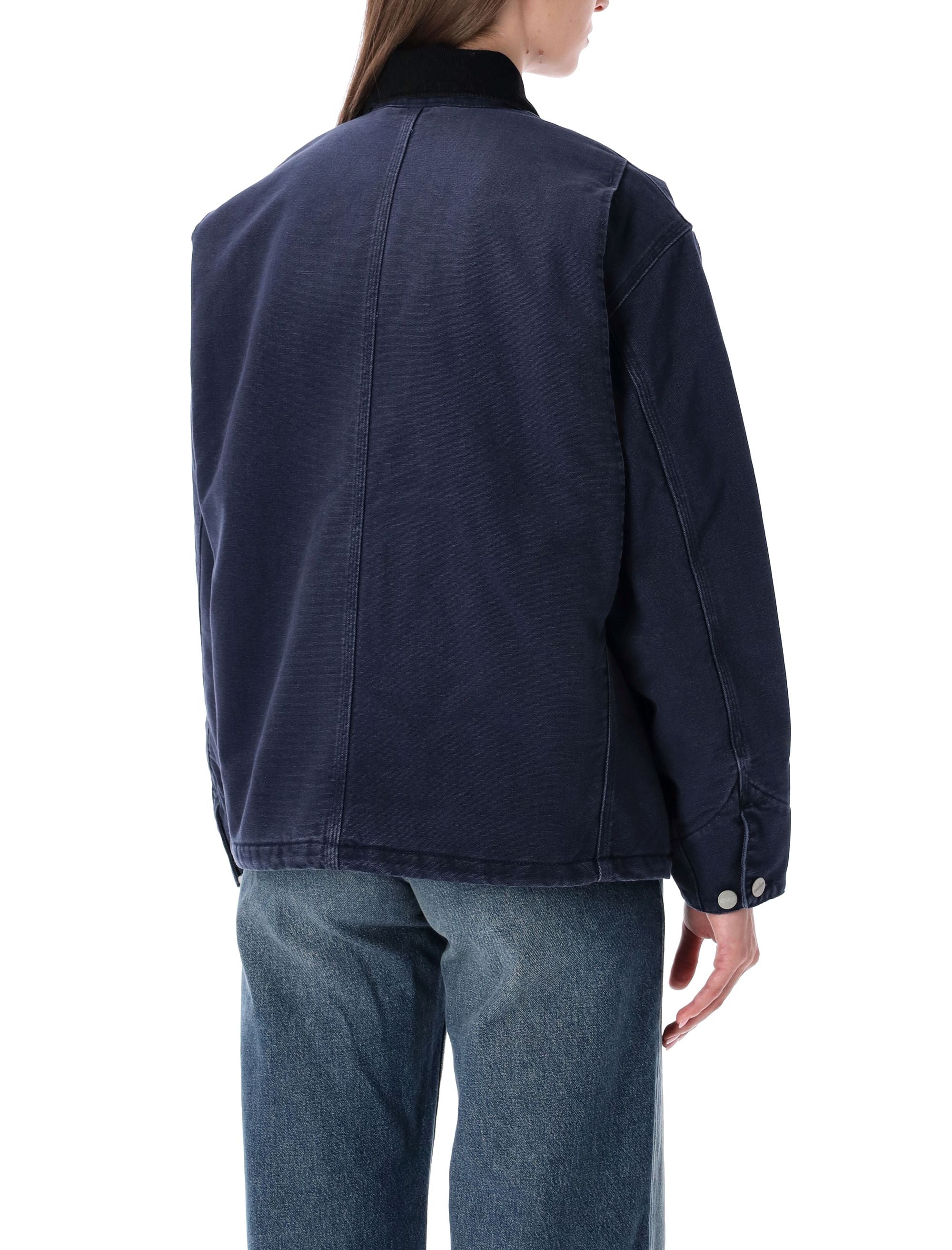 Carhartt OG Michigan Coat in Canvas Dark Navy Jacket