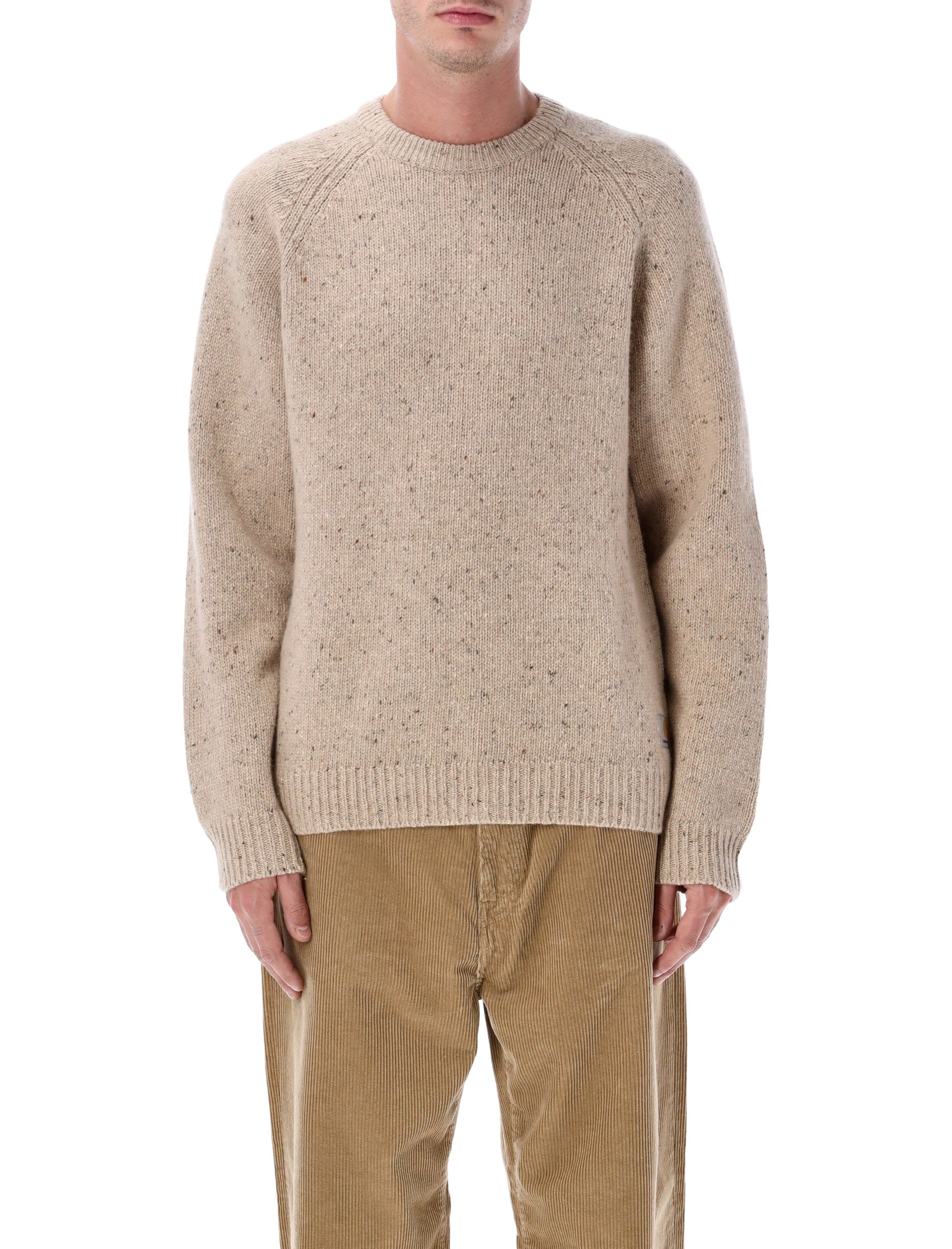 Carhartt WIP Anglistic wool blend sweater Fleur De Sel