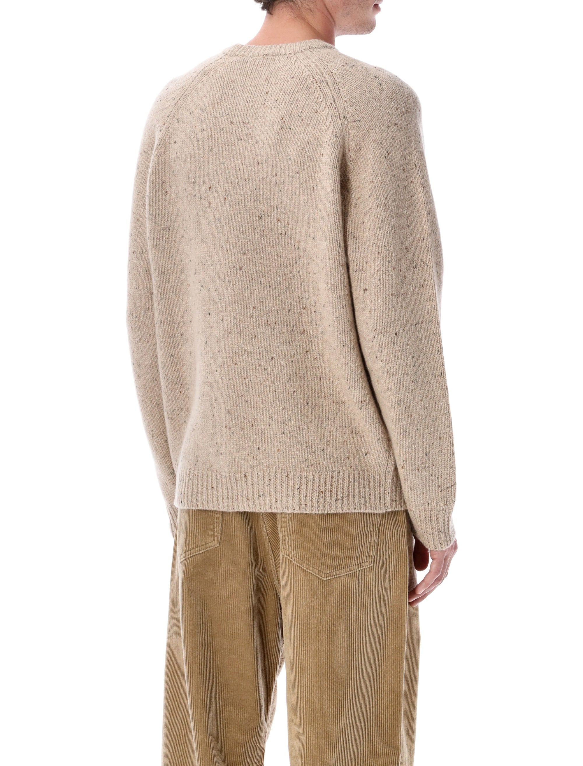 Carhartt WIP Anglistic wool blend sweater Fleur De Sel