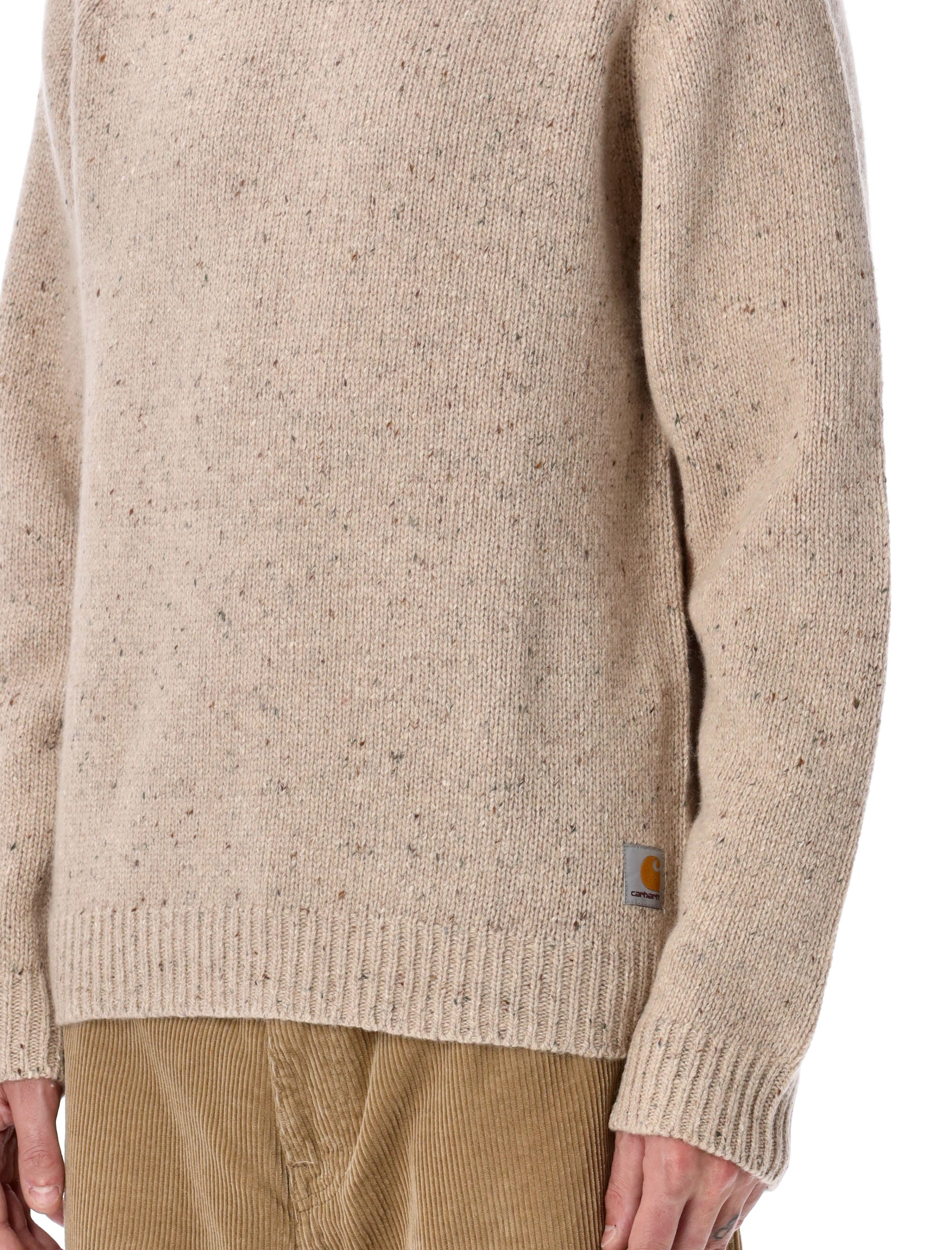 Carhartt WIP Anglistic wool blend sweater Fleur De Sel
