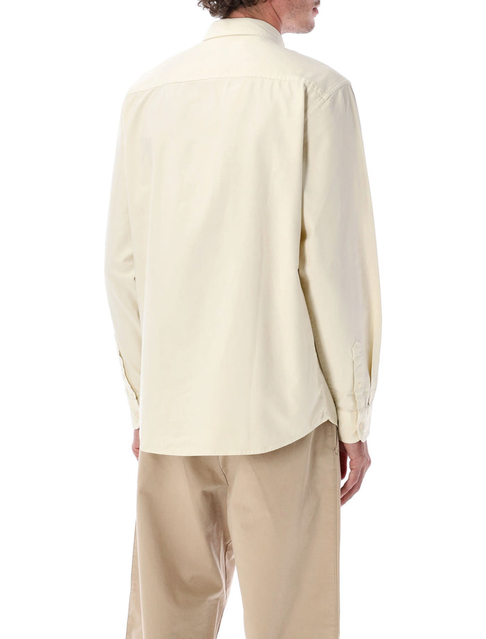 Carhartt WIP Bolton Oxford Shirt Salt Cotton 6.8 Oz