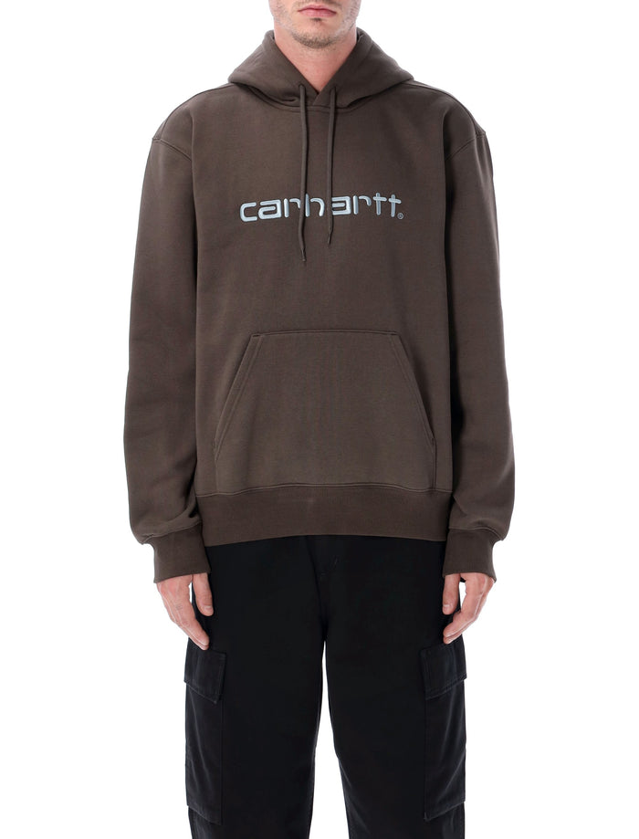 Carhartt WIP hooded sweatshirt with embroidered logo Vitola Cotton