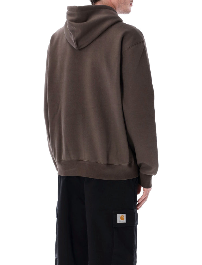 Carhartt WIP hooded sweatshirt with embroidered logo Vitola Cotton