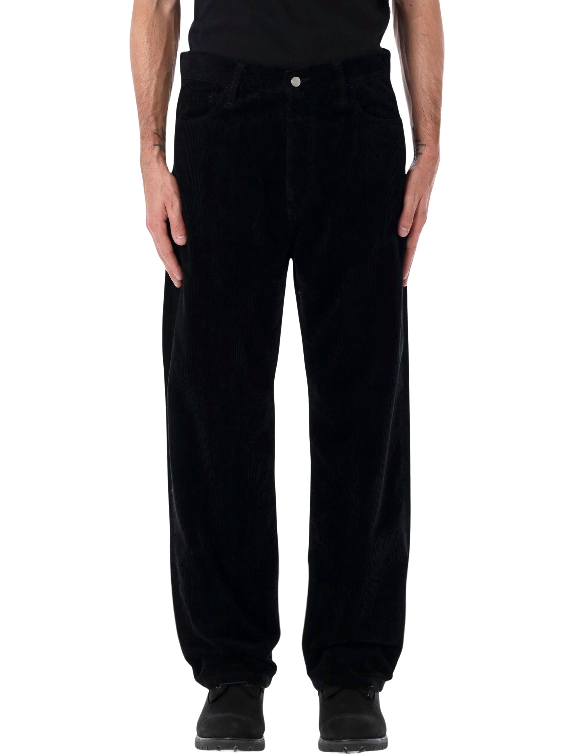 Carhartt WIP Landon corduroy pants Black Cotton