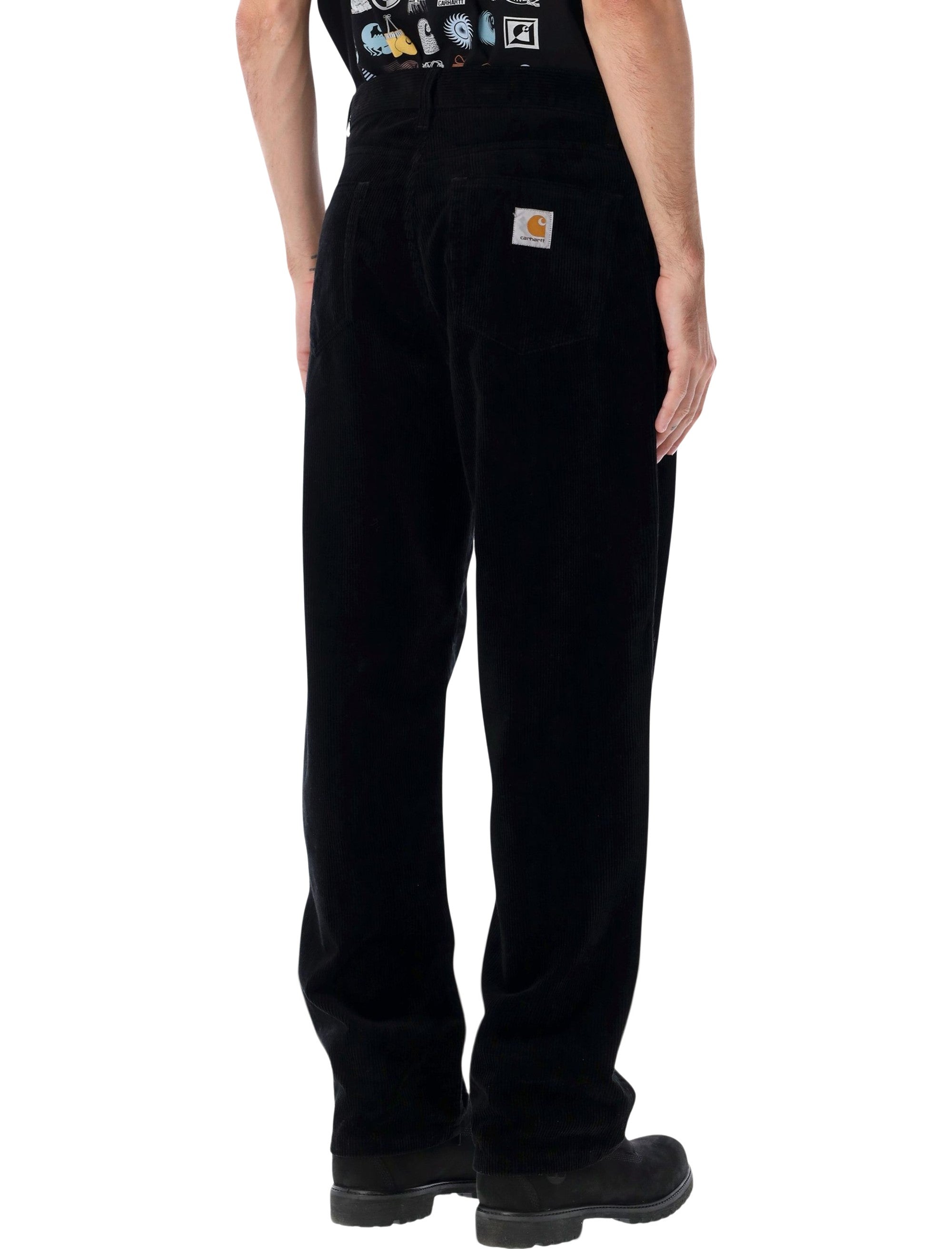 Carhartt WIP Landon corduroy pants Black Cotton