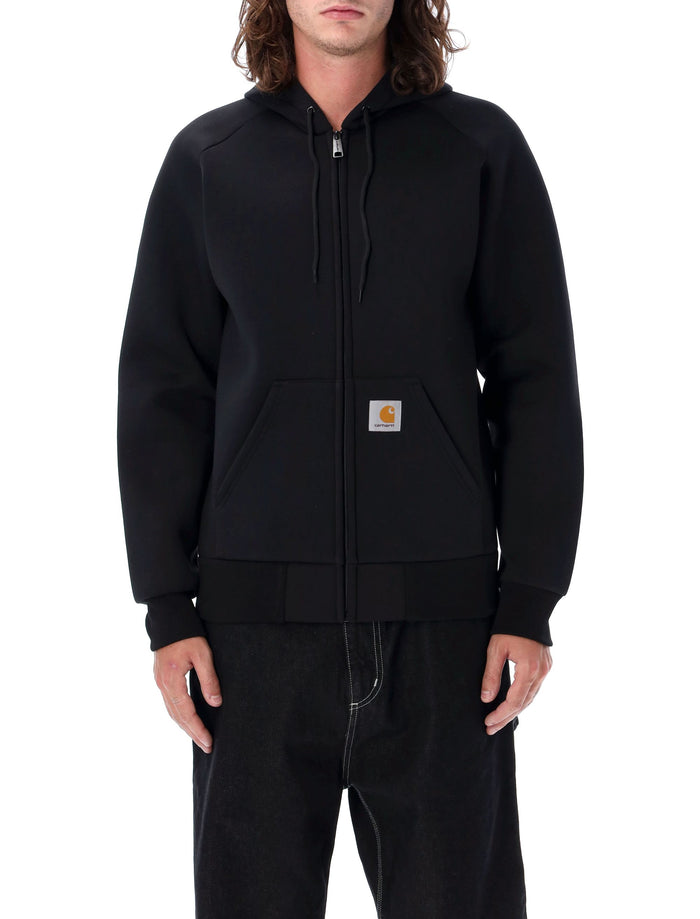 Car-Lux Hooded Jacket Black Polyester