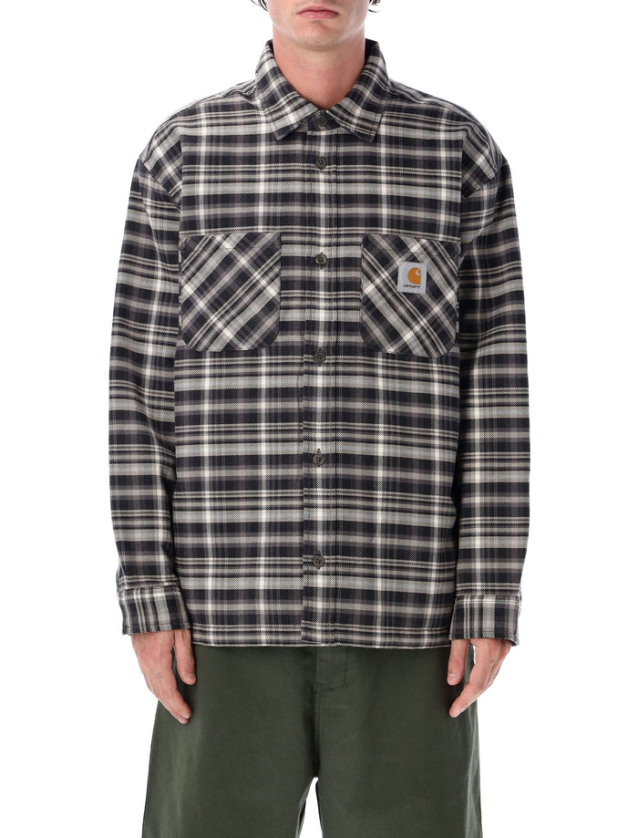 Carhartt WIP Cronyn Checked Overshirt Jacket Grey Check Cotton