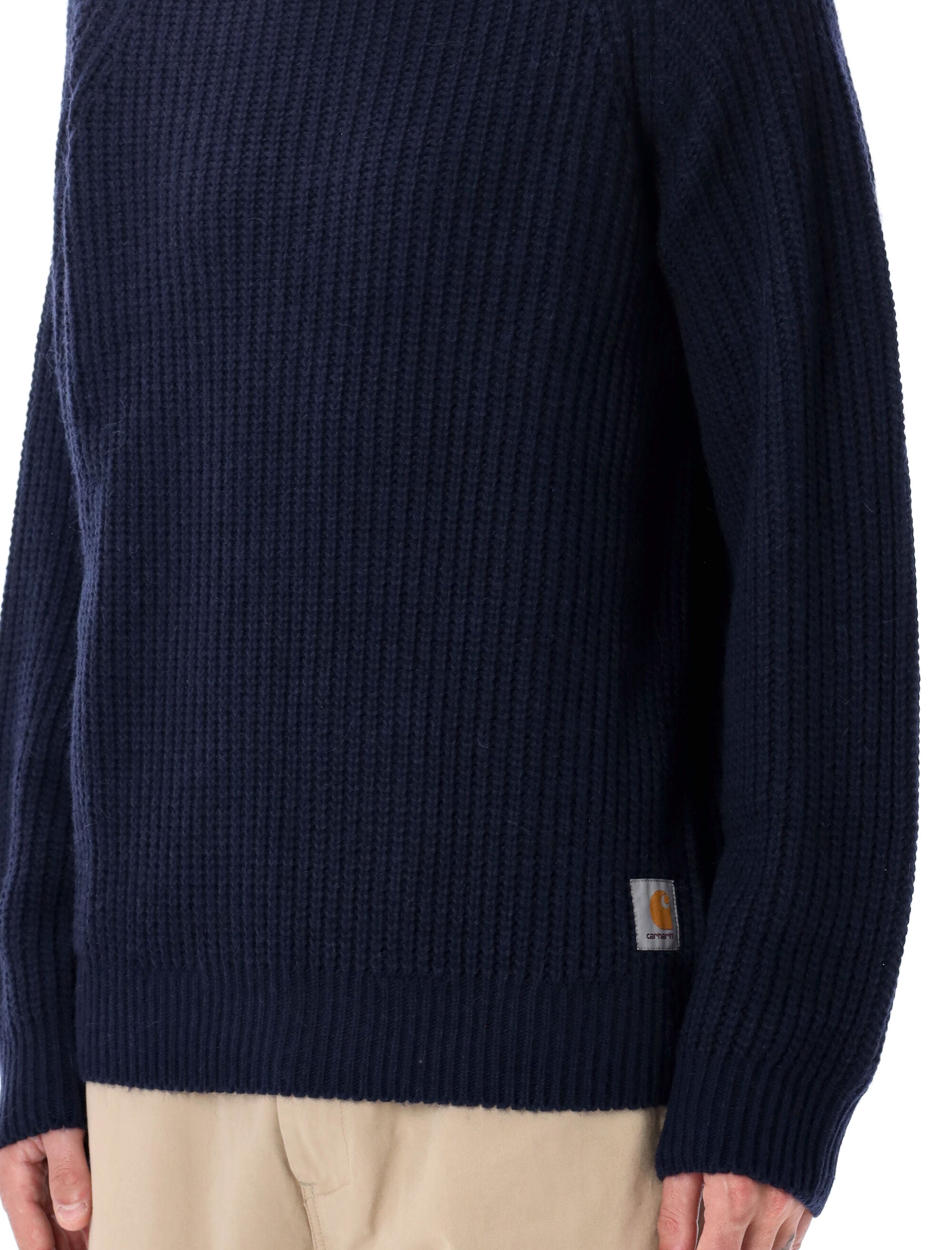 Carhartt WIP Firth sweater with raglan sleeves Dark Navy Acrylic