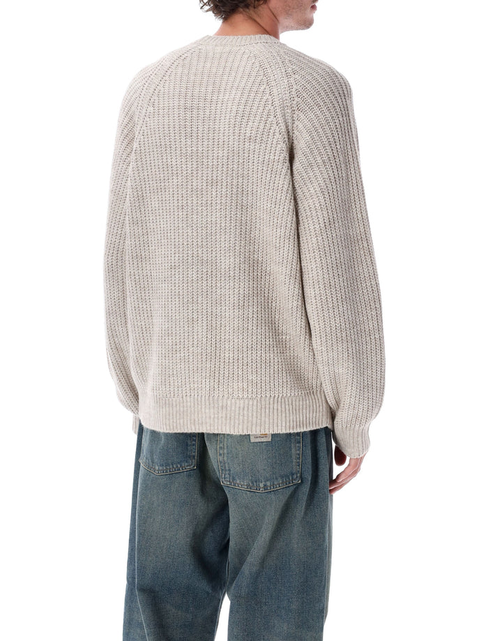 Carhartt Wip Firth Sweater With Raglan Sleeves Fleur De Sel Acrylic