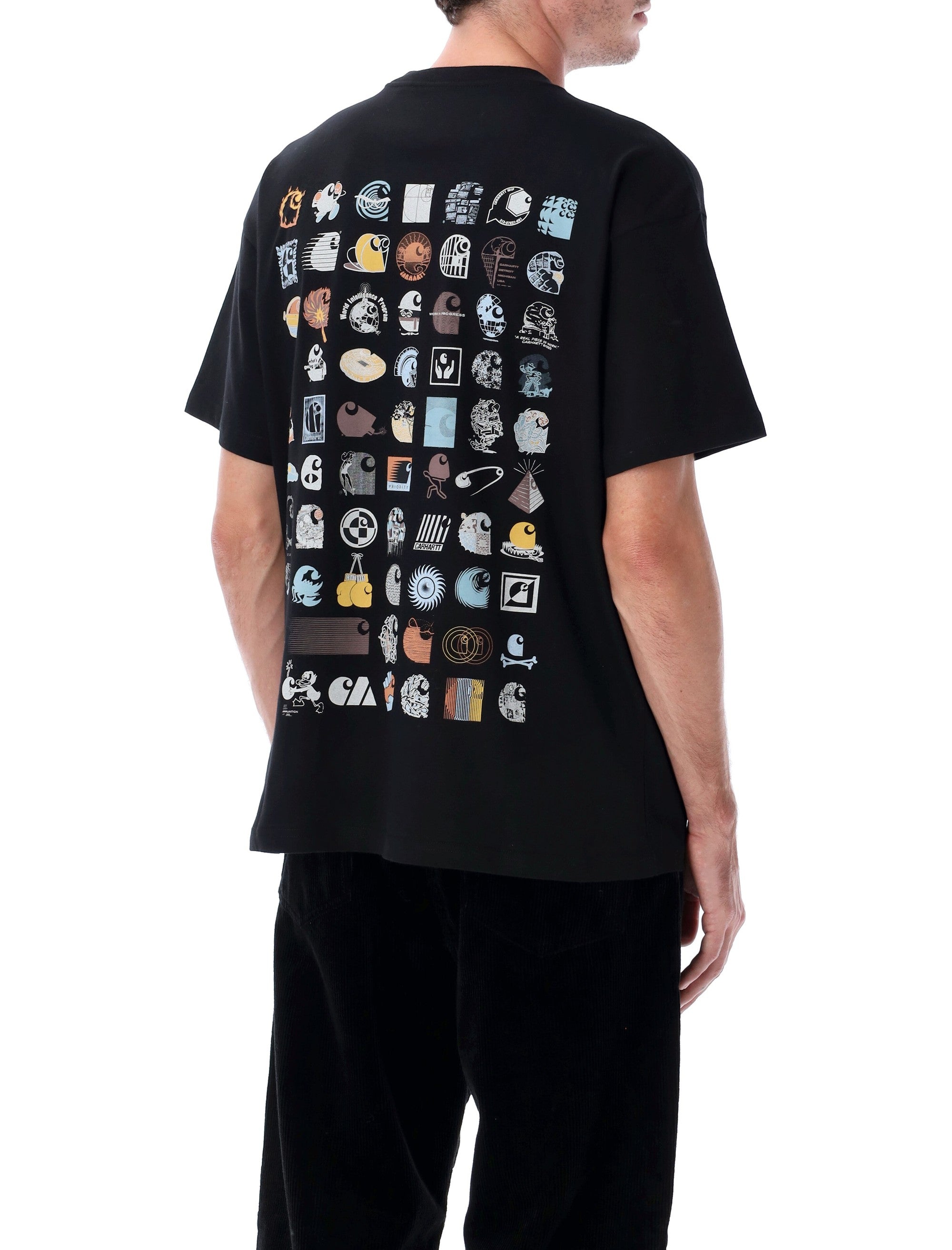 Carhartt WIP S-S C Logo Archive T-Shirt Black Tshirt