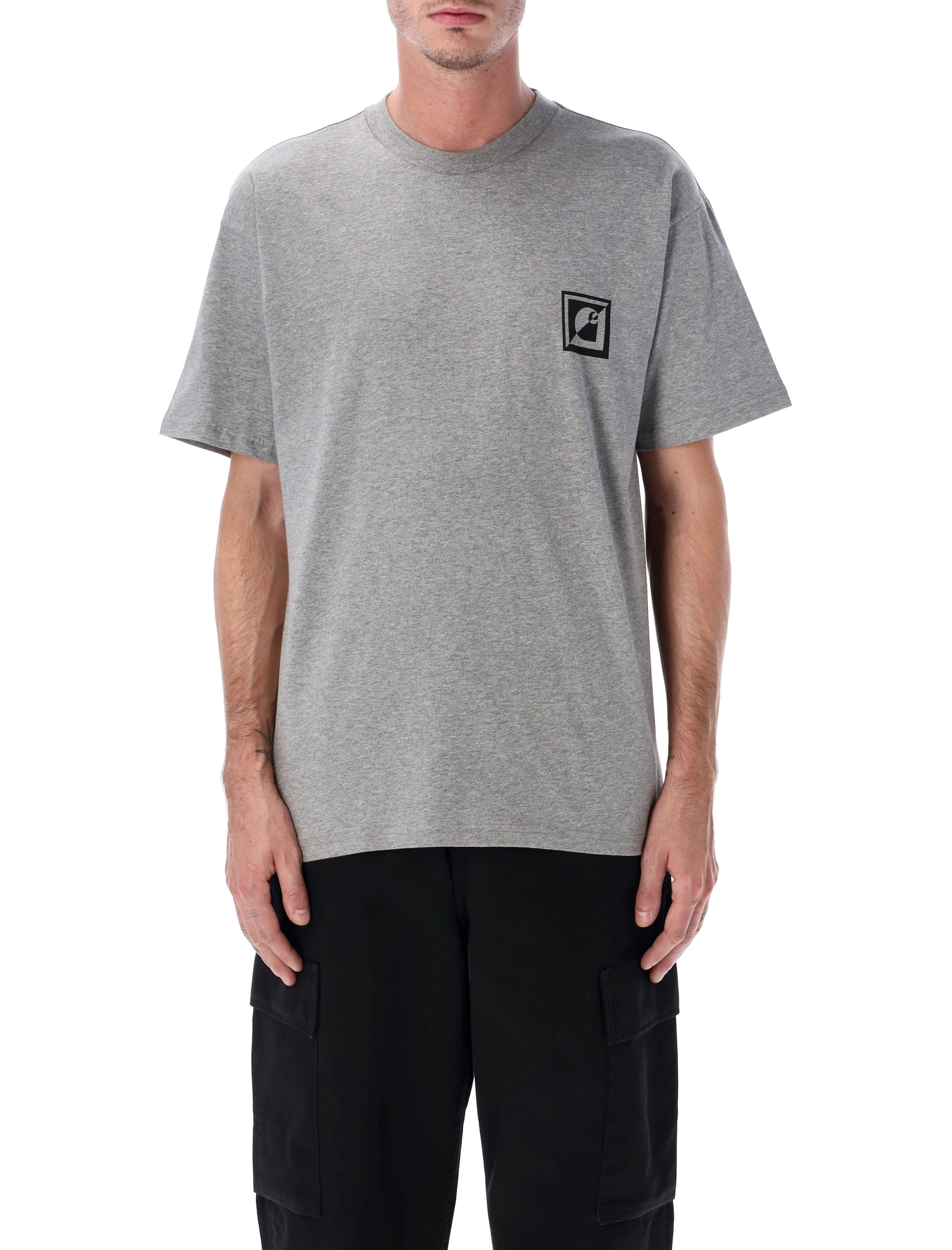 Carhartt WIP S-S C Logo Archive T-Shirt Grey Heather Tshirt