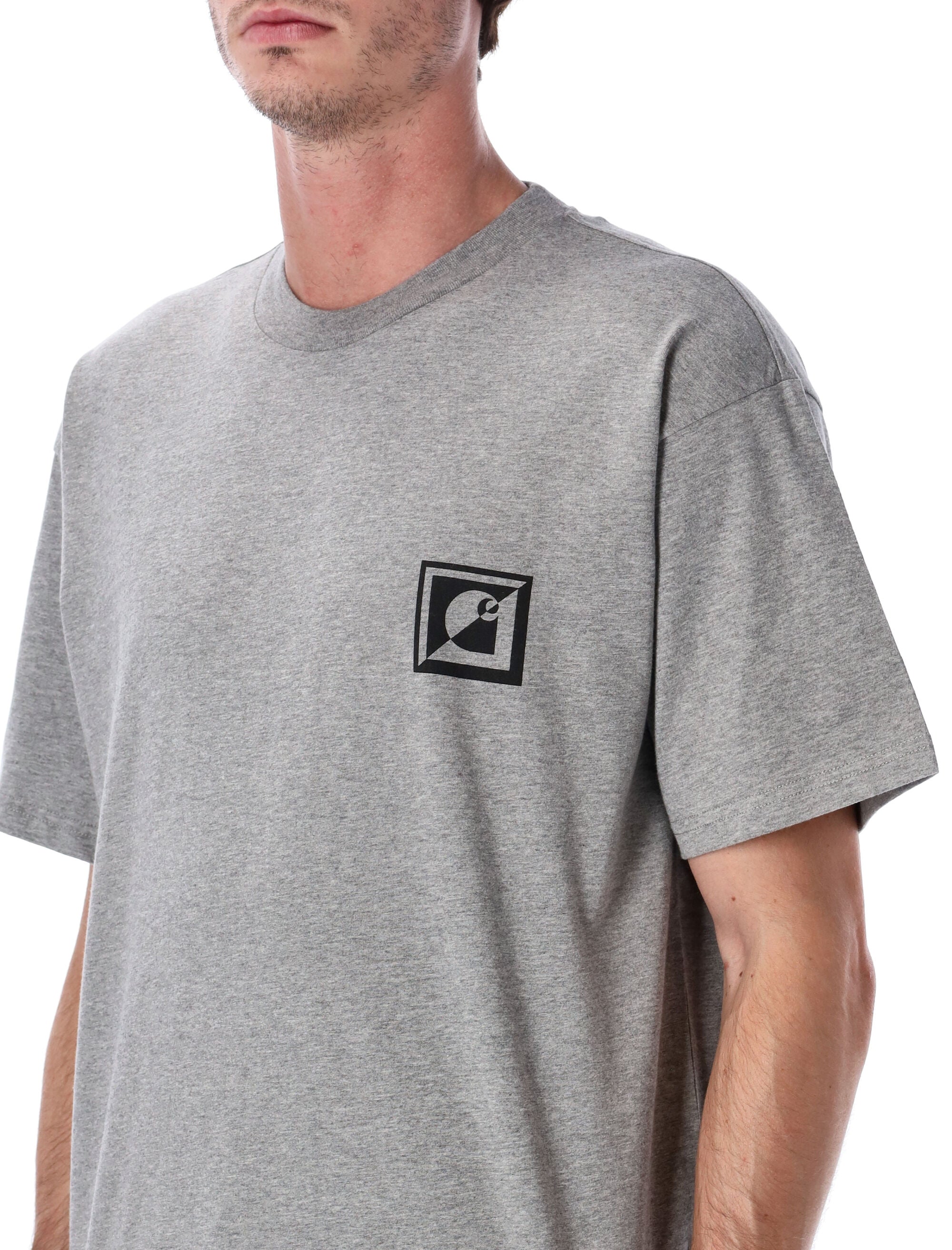 Carhartt WIP S-S C Logo Archive T-Shirt Grey Heather Tshirt