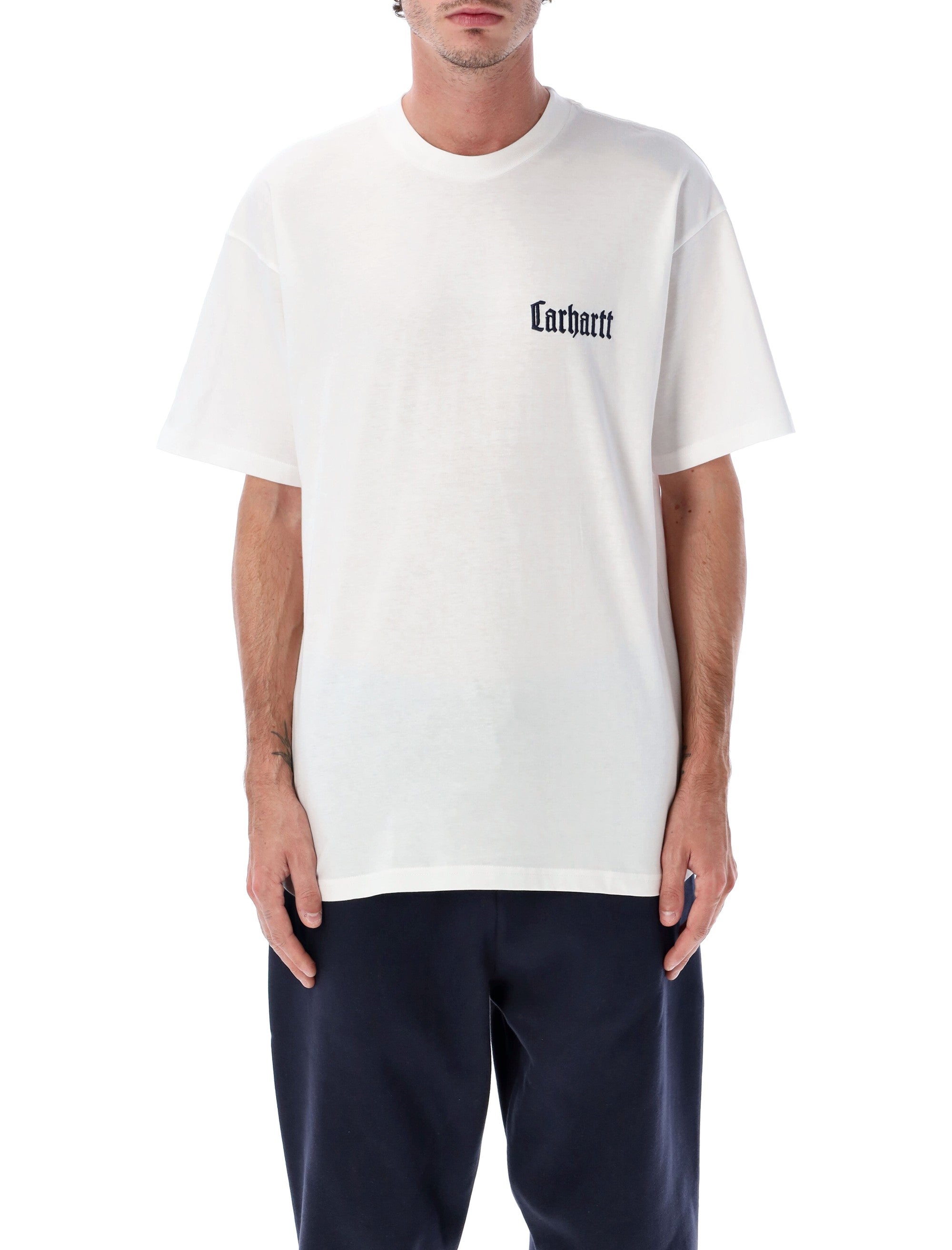Carhartt WIP Schooling cotton T-shirt White Organic