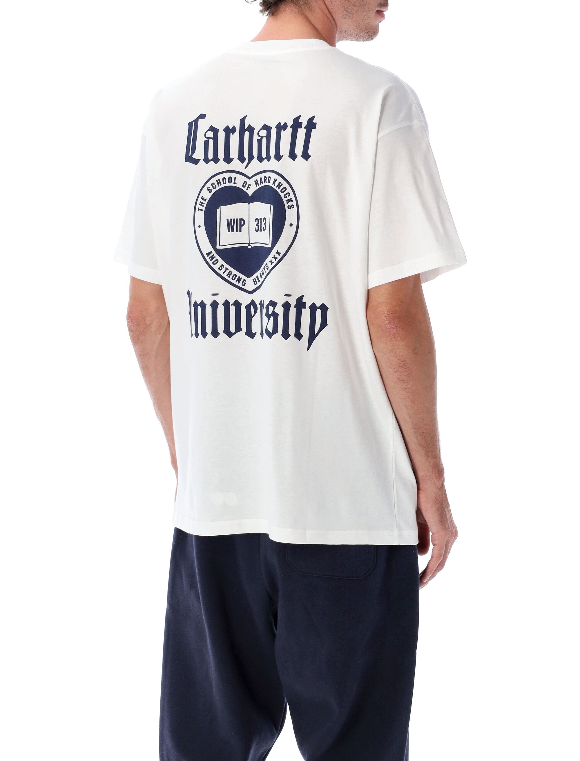 Carhartt WIP Schooling cotton T-shirt White Organic