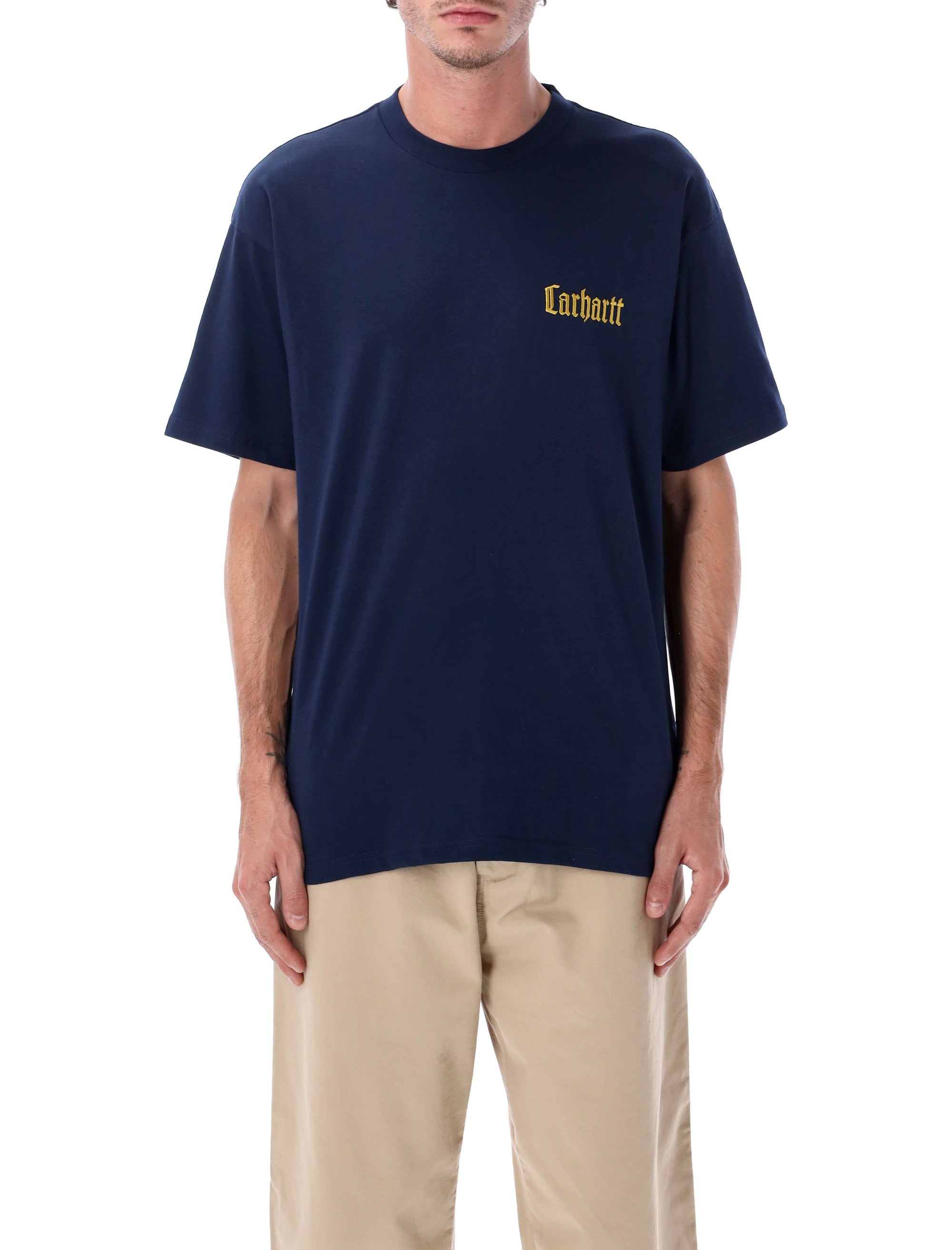 Carhartt WIP Schooling cotton T-shirt Jupiter Organic