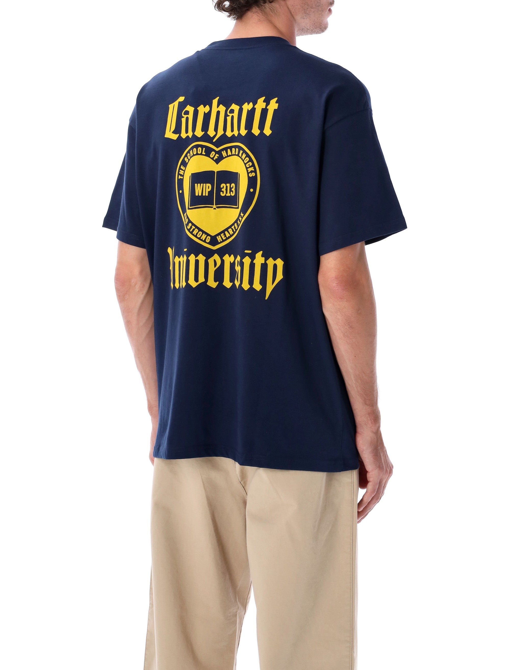 Carhartt WIP Schooling cotton T-shirt Jupiter Organic