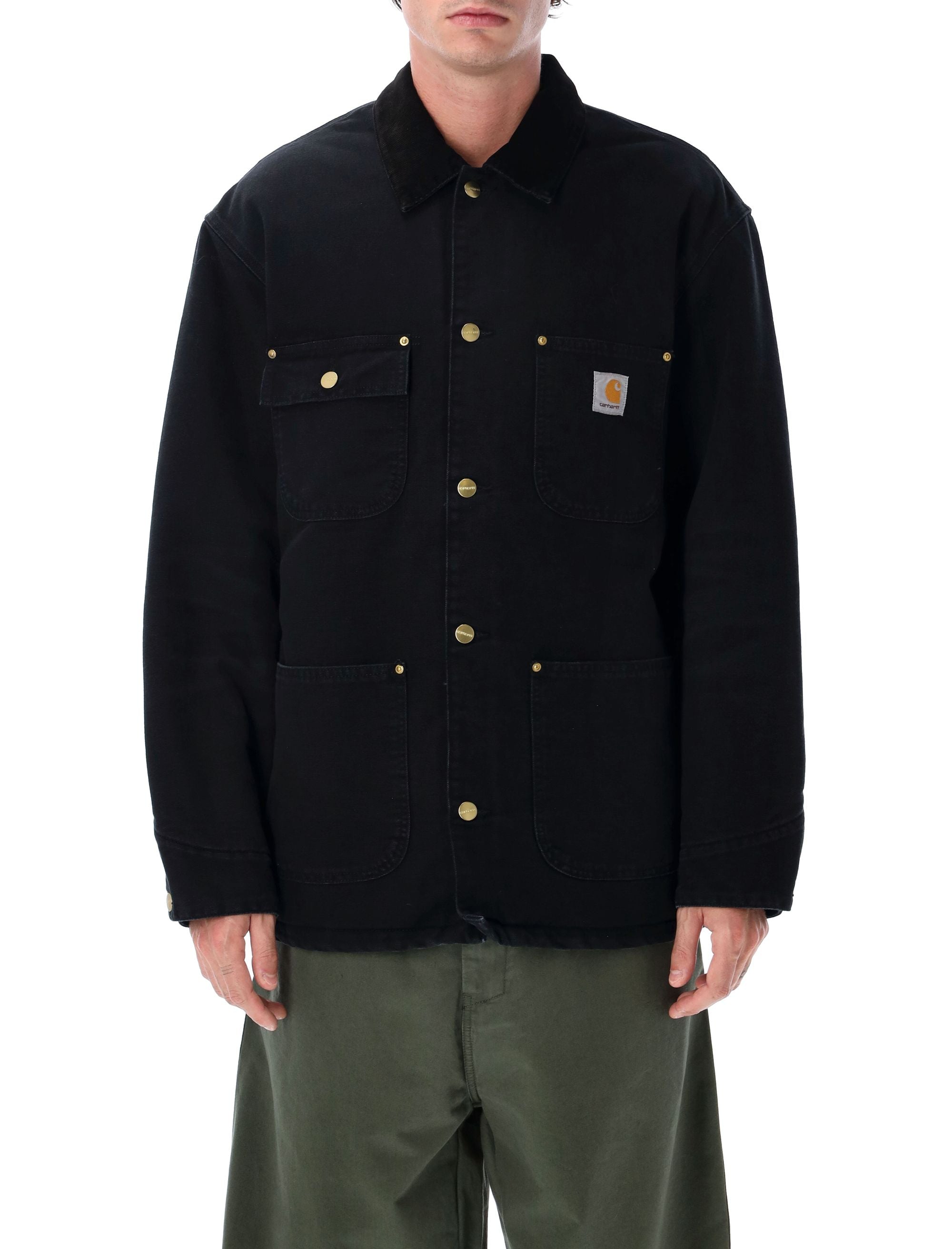 Og Chore Coat Jacket Di Carhartt Wip Black