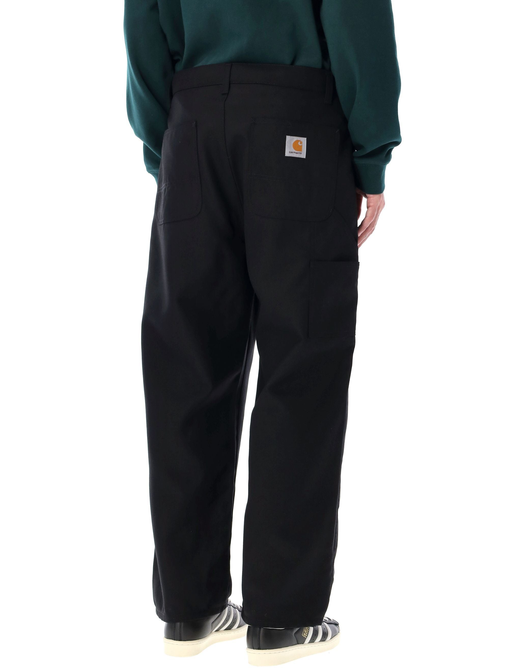 Ray Single Knee Wool-Blend Pants Black Polyester