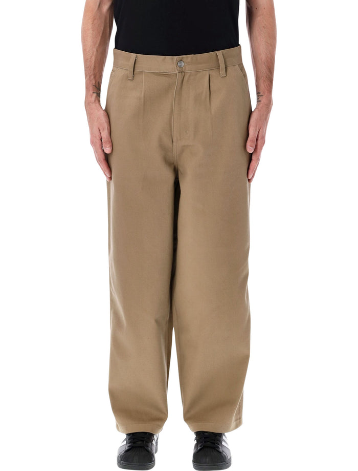 Carhartt Wip Holden Cotton Twill Pants Leather