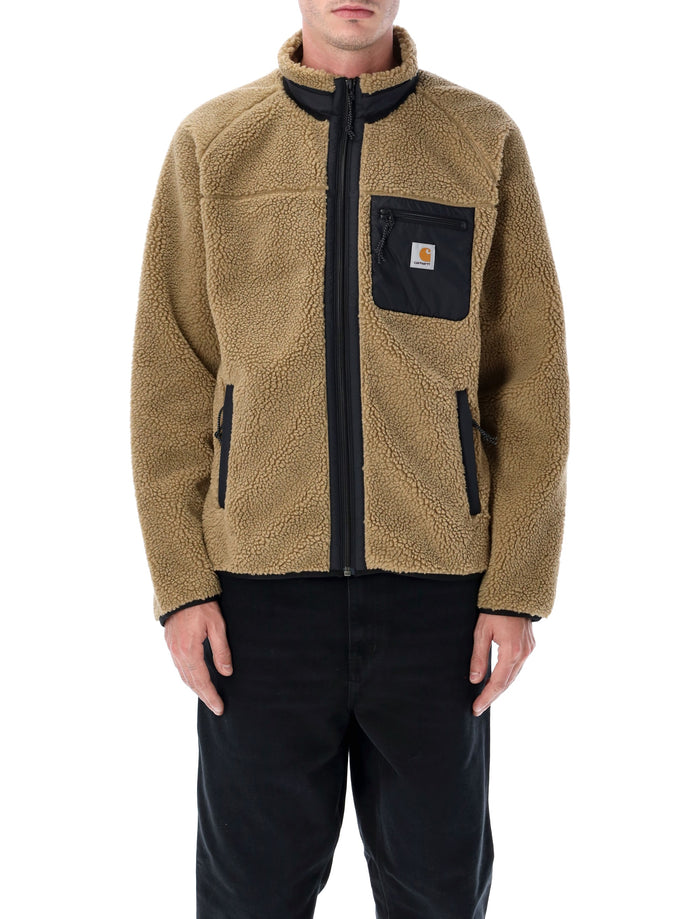 Carhartt Wip Prentis Liner Fleece Jacket Leather Polyester Fleeces