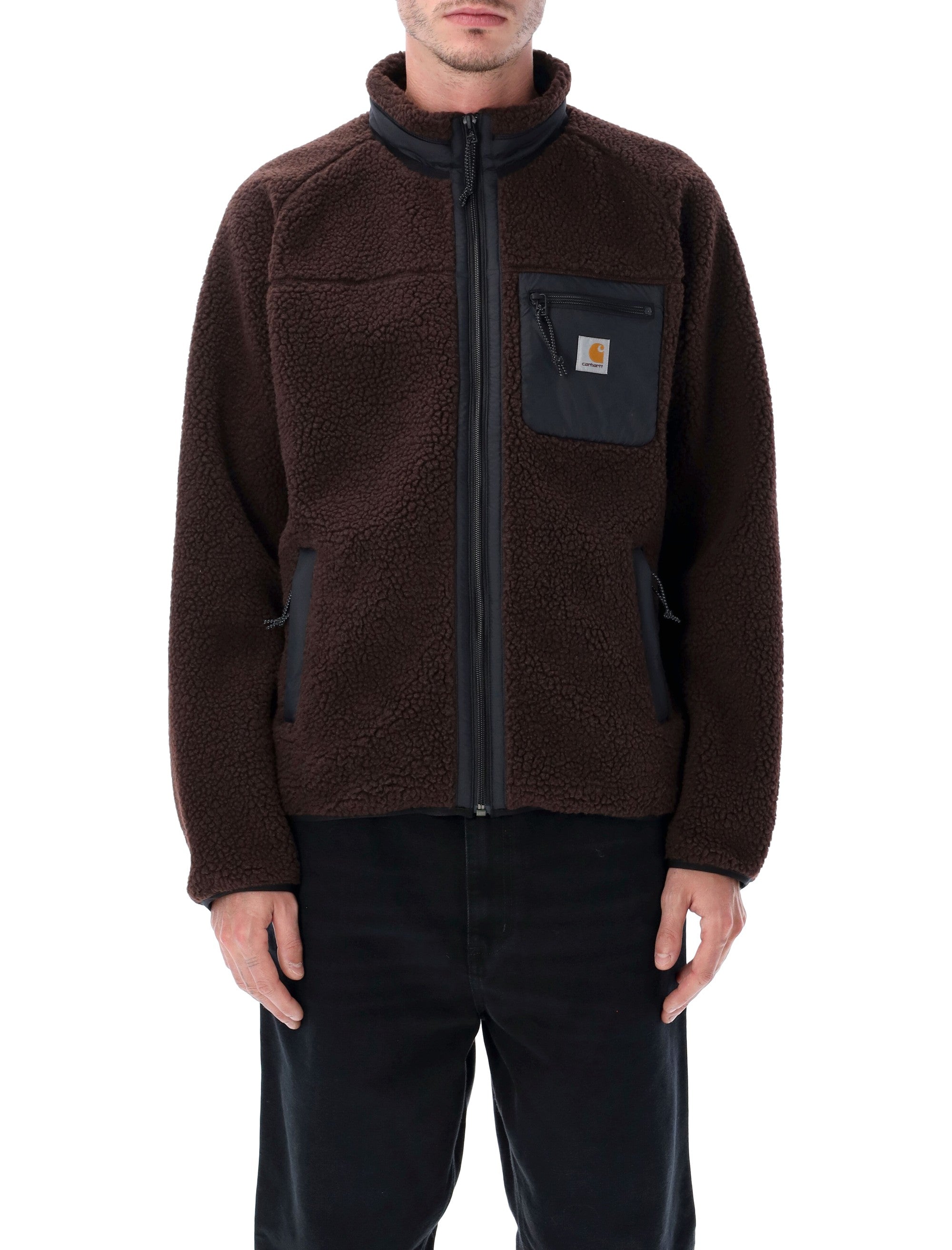 Carhartt Wip Prentis Liner Fleece Jacket Palisander Polyester Fleeces