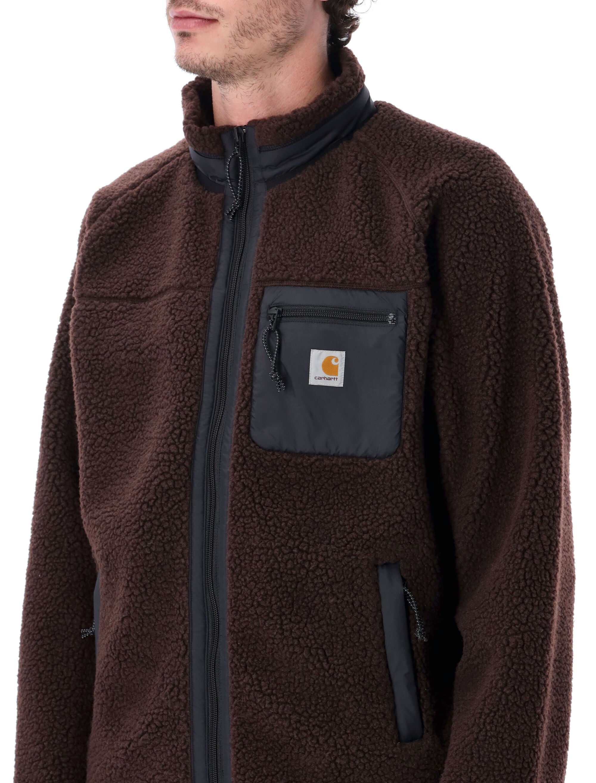 Carhartt Wip Prentis Liner Fleece Jacket Palisander Polyester Fleeces