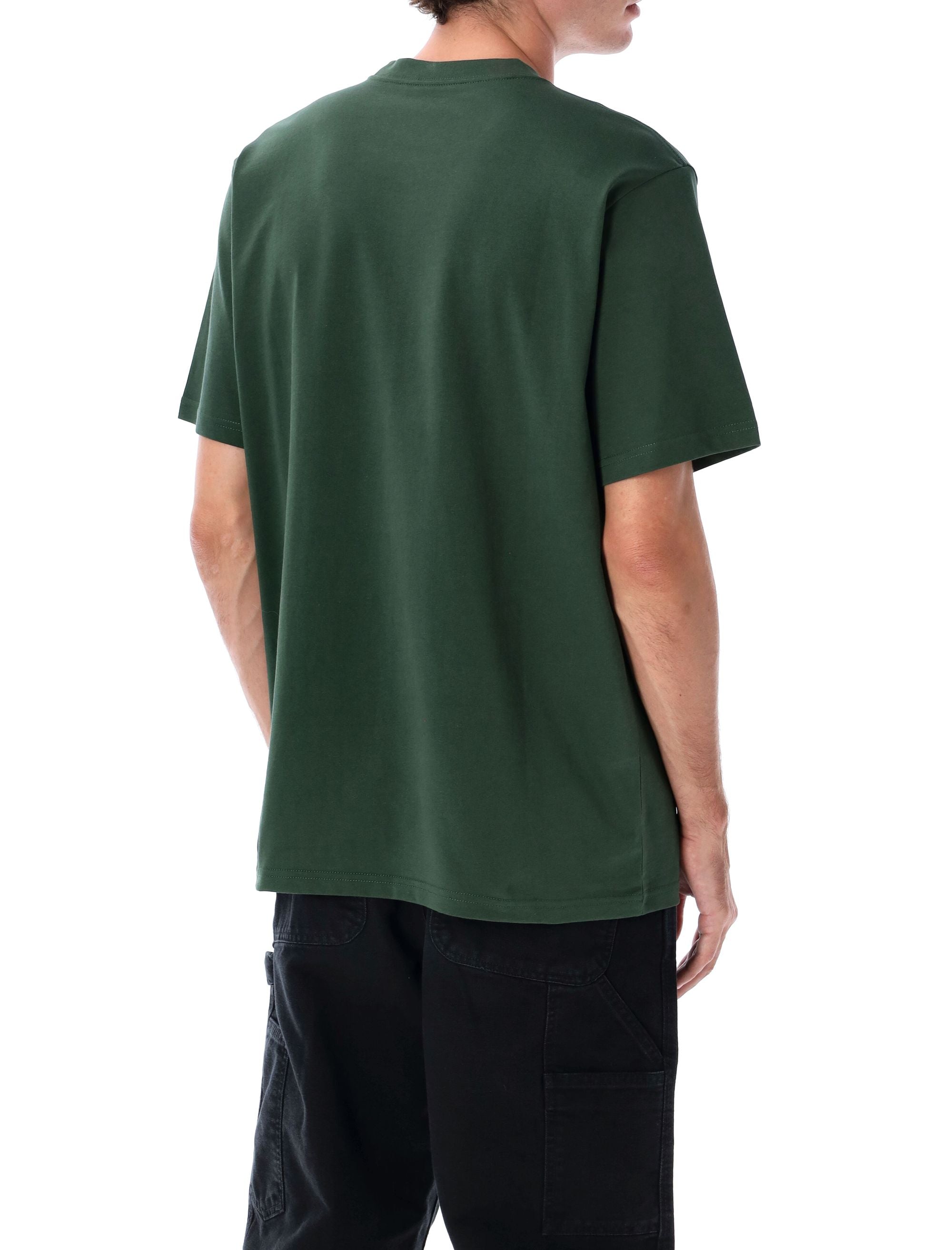 Carhartt WIP Script Logo T-shirt Sycamore Tree Cotton Single Jersey 190 G M² Tshirt