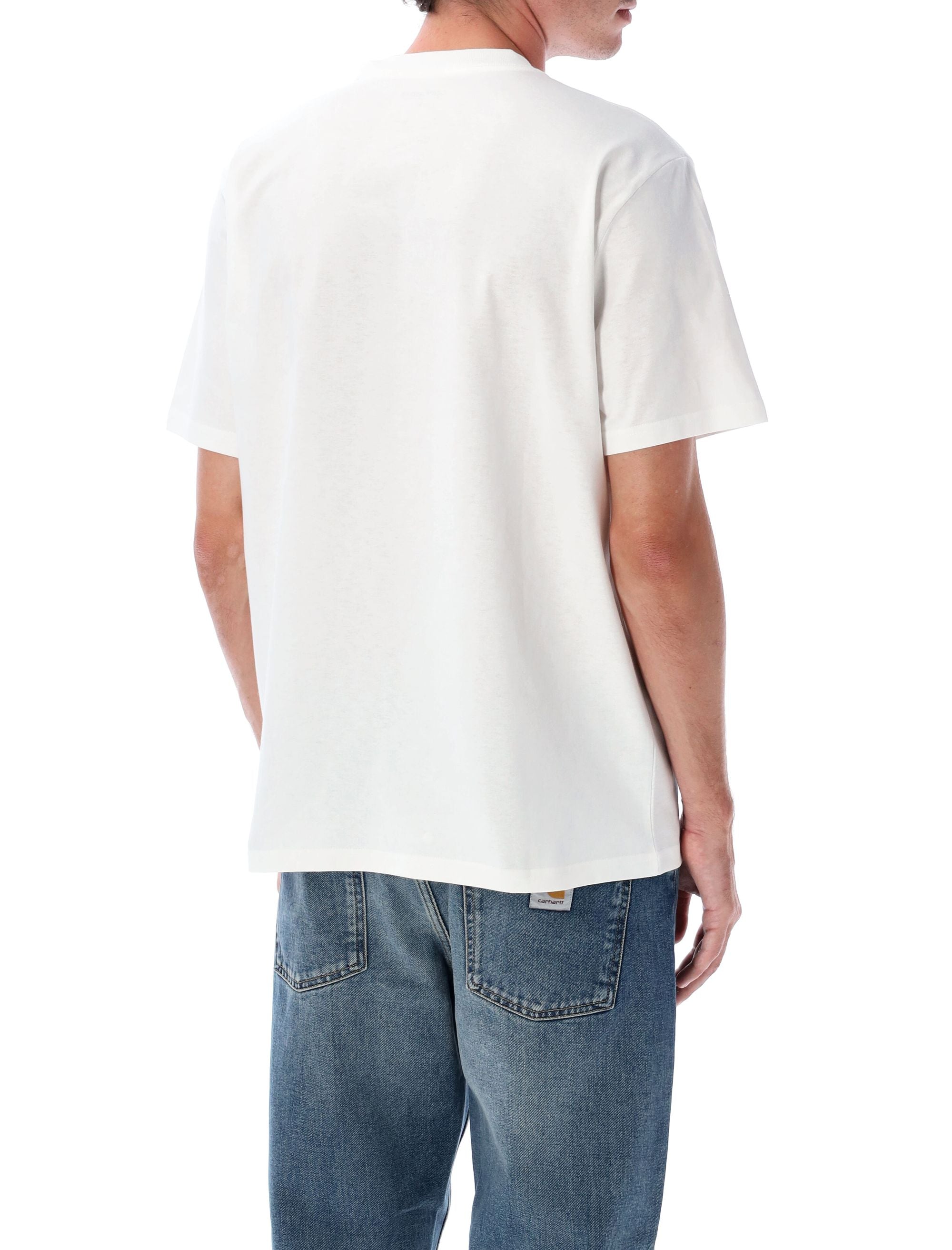 University Script t-shirt White Organic Cotton