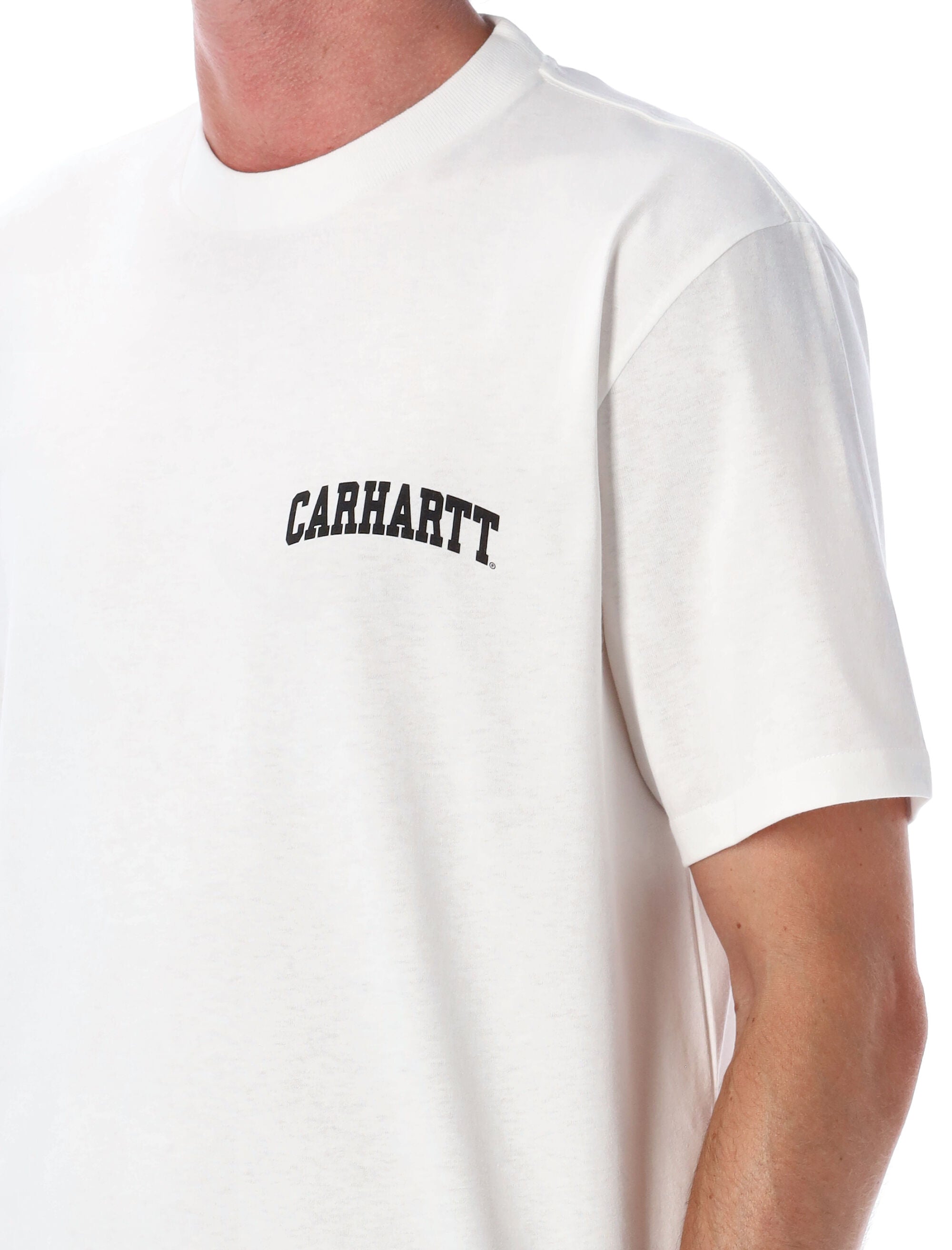 University Script t-shirt White Organic Cotton