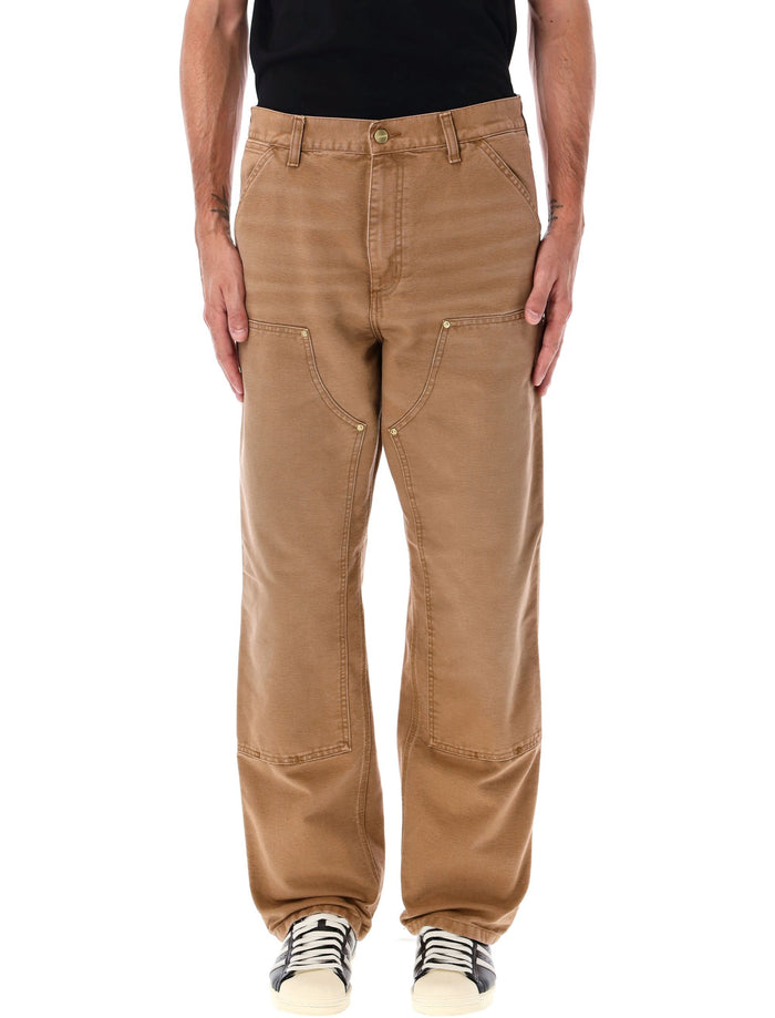 Carhartt Wip Double Knee Pants Dearborn Canvas Hamilton Brown Jean