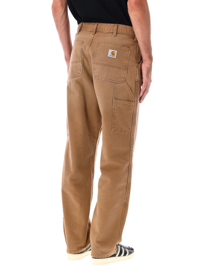 Carhartt Wip Double Knee Pants Dearborn Canvas Hamilton Brown Jean