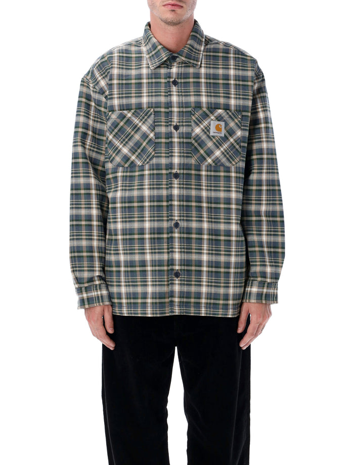Carhartt WIP Cronyn Checked Overshirt Jacket Green Check Cotton