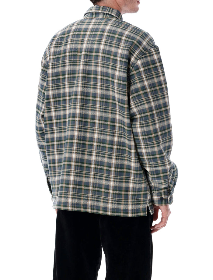Carhartt WIP Cronyn Checked Overshirt Jacket Green Check Cotton