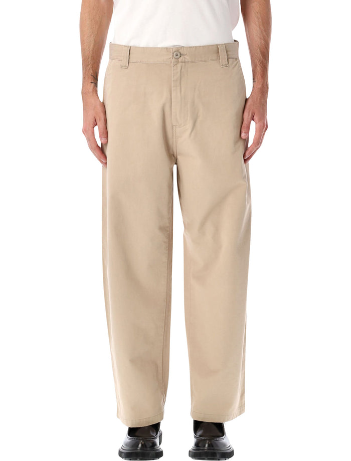 Carhartt Wip Brady Straight-Leg Pants Wall Cotton
