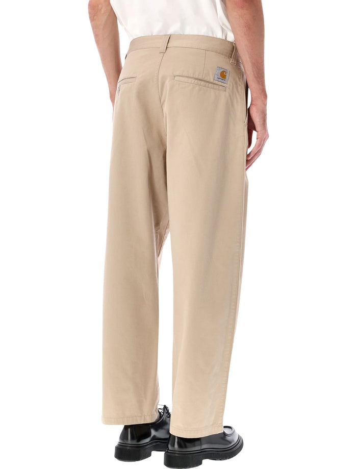 Carhartt Wip Brady Straight-Leg Pants Wall Cotton